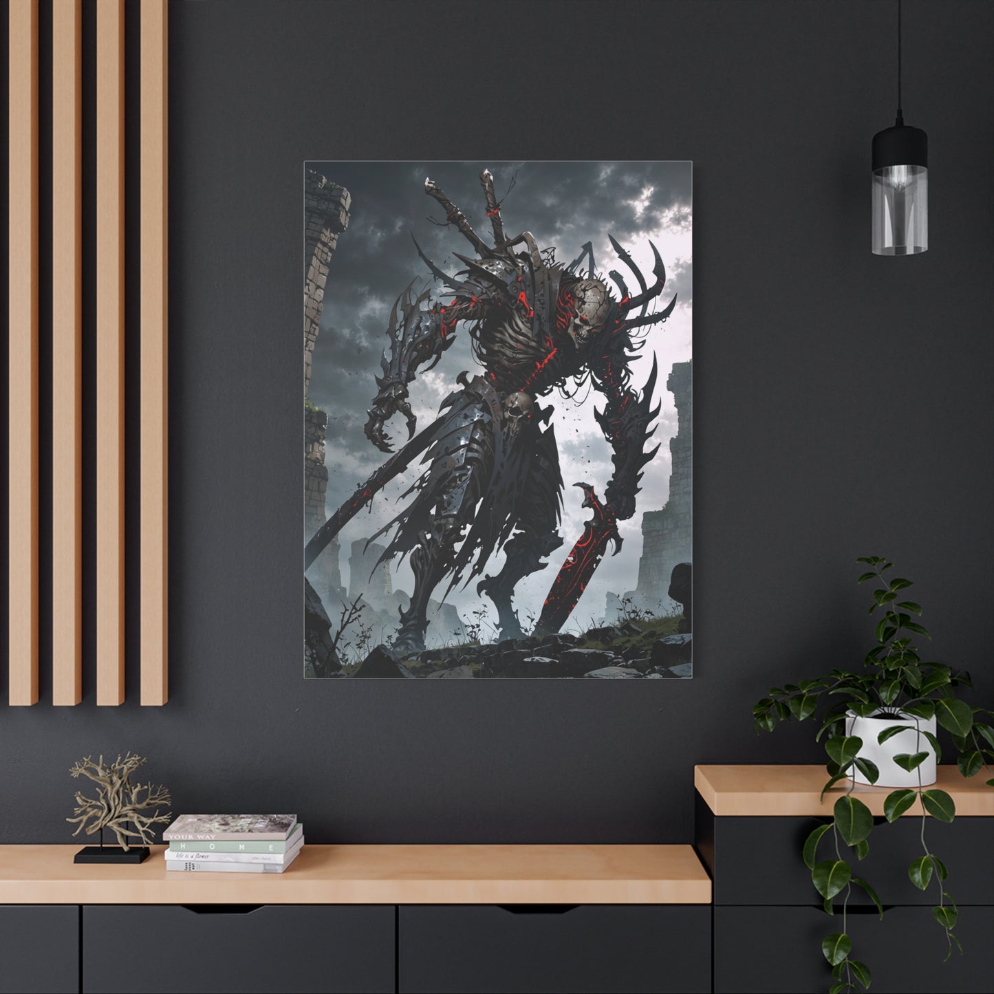 Anime Wall Canvas - Undead Warlord