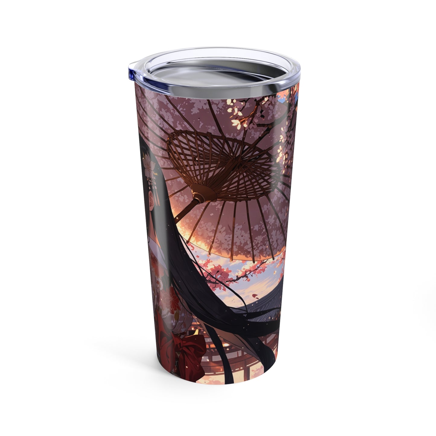 Tumbler 20oz - Elegant Anime Sakura Kimono
