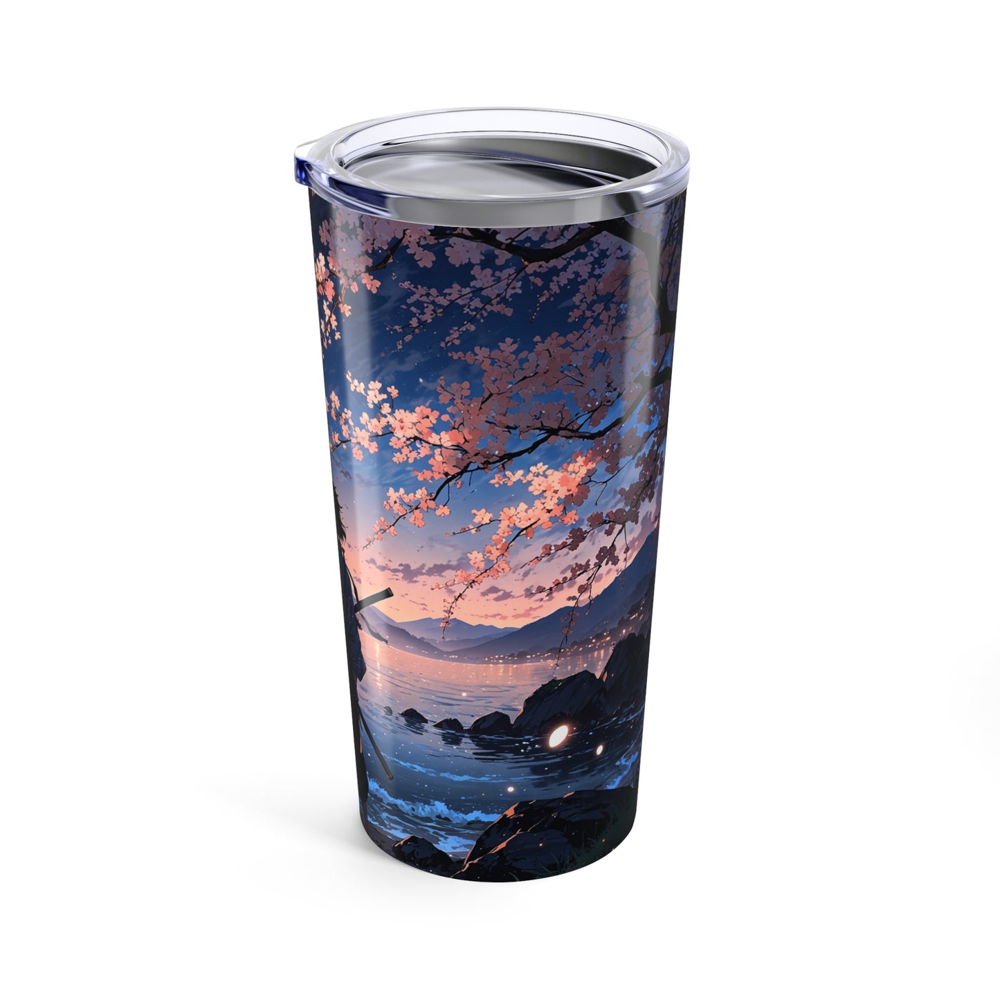 Tumbler 20oz - Anime Moonlit Ocean Warrior