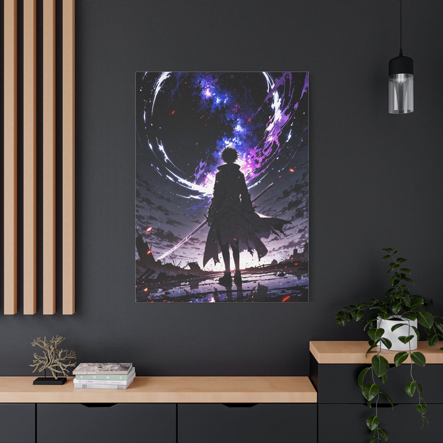 Anime Wall Canvas - Lone Warrior