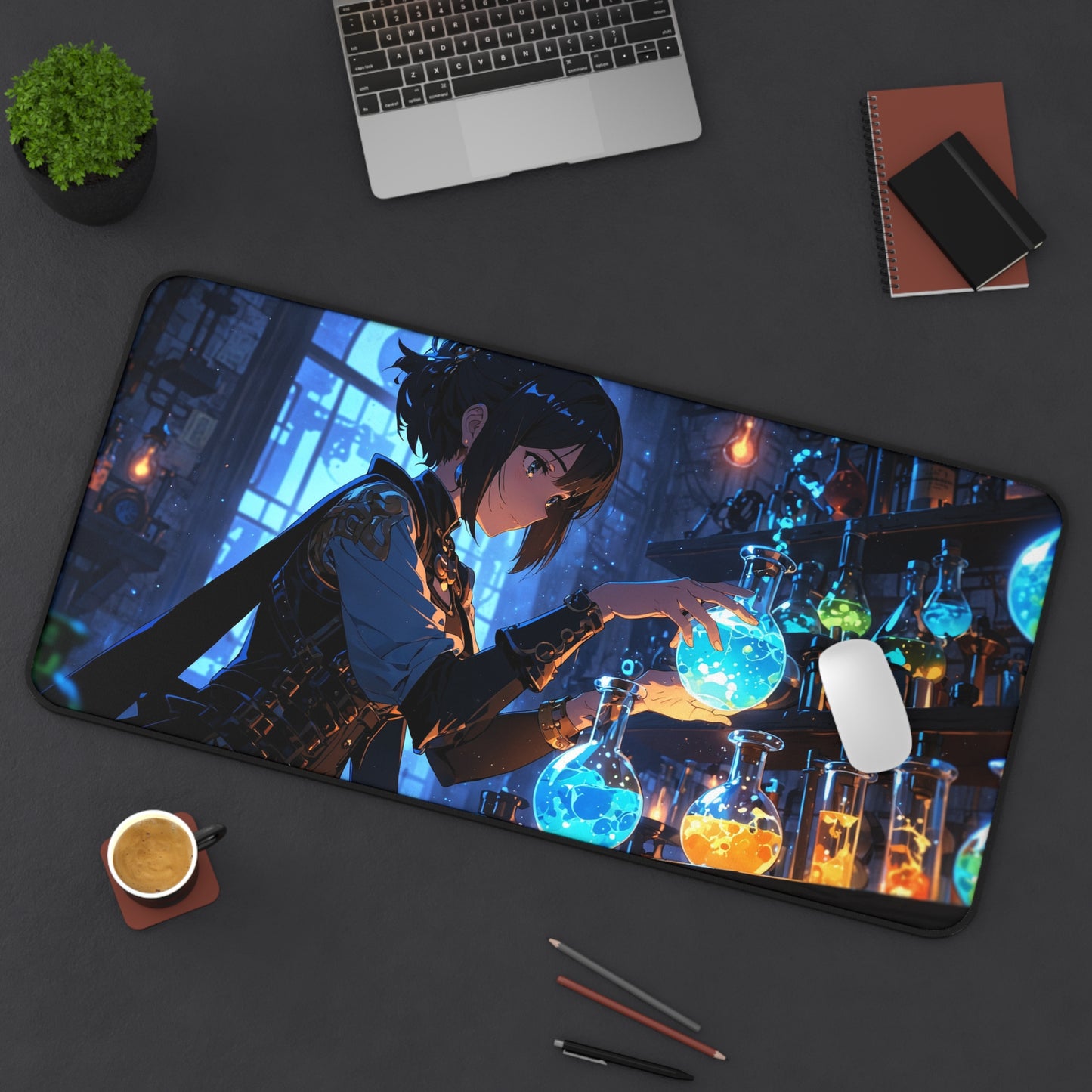 Anime Desk Mat - Mysterious Potion Maker