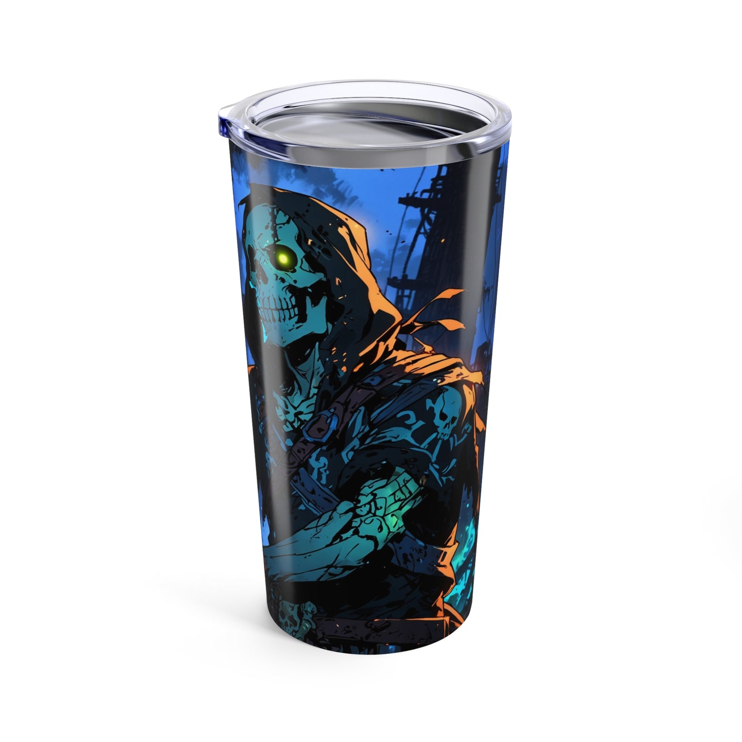 Tumbler 20oz - Anime Ghostly Skeleton Pirate