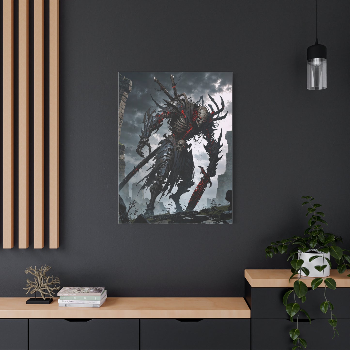 Anime Wall Canvas - Undead Warlord