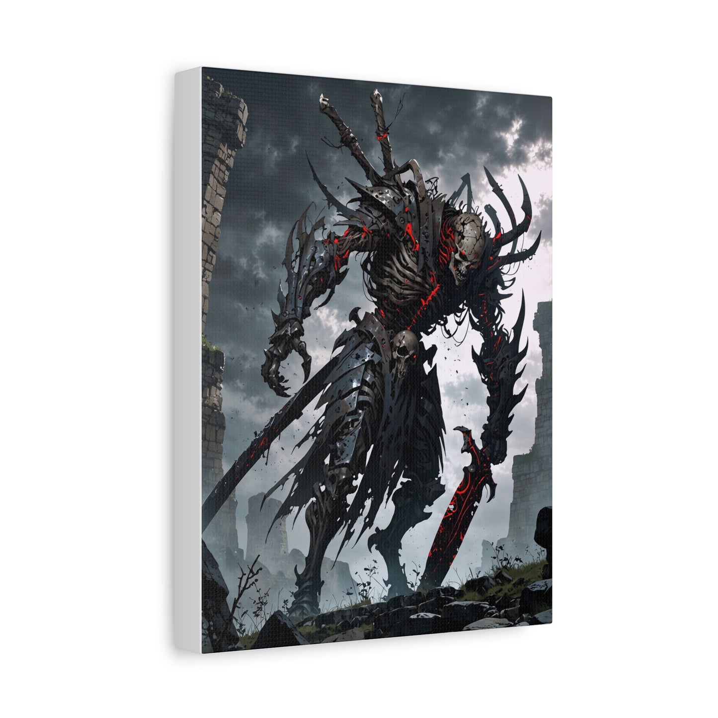 Anime Wall Canvas - Undead Warlord