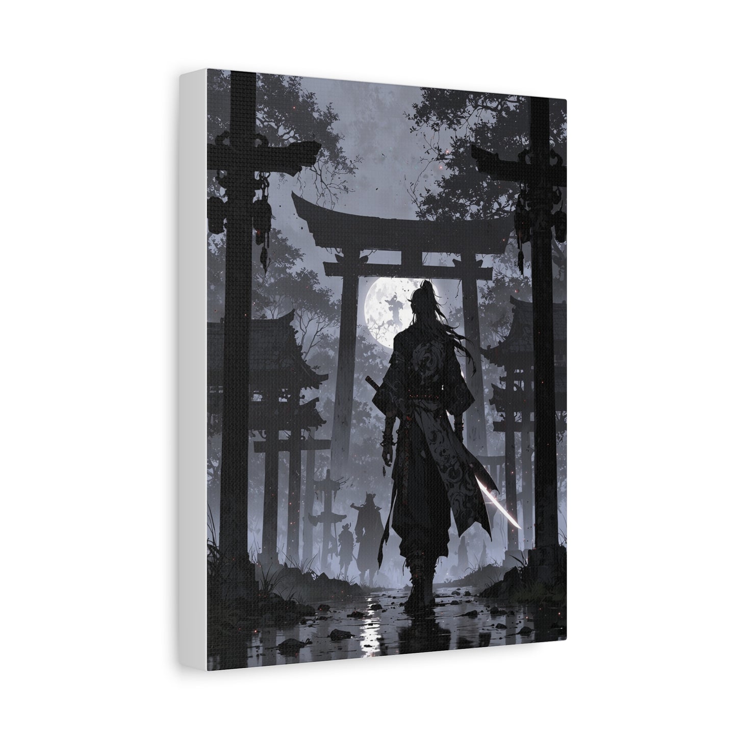 Anime Wall Canvas - Shadow of the Samurai