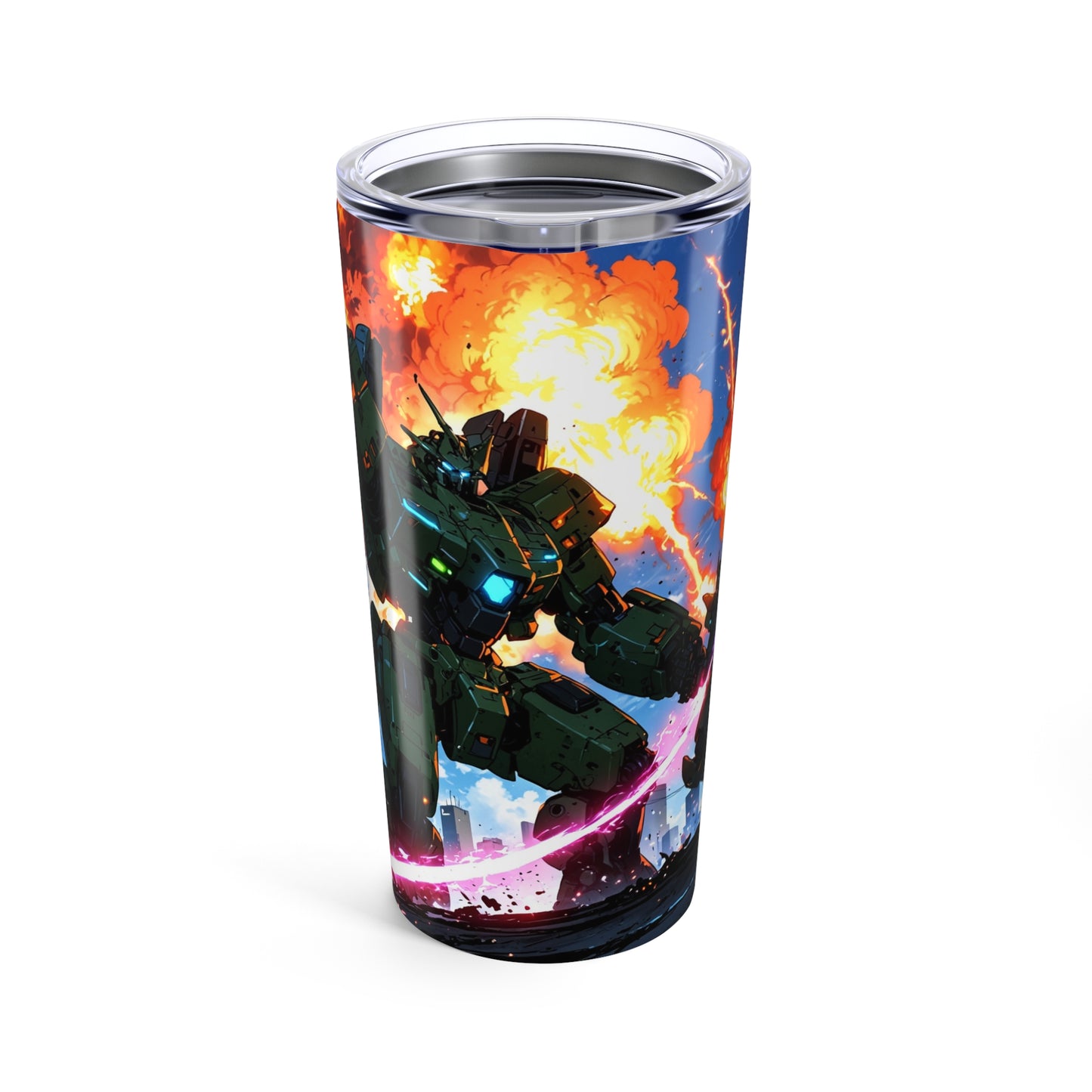 Tumbler 20oz - Anime Mecha Battle
