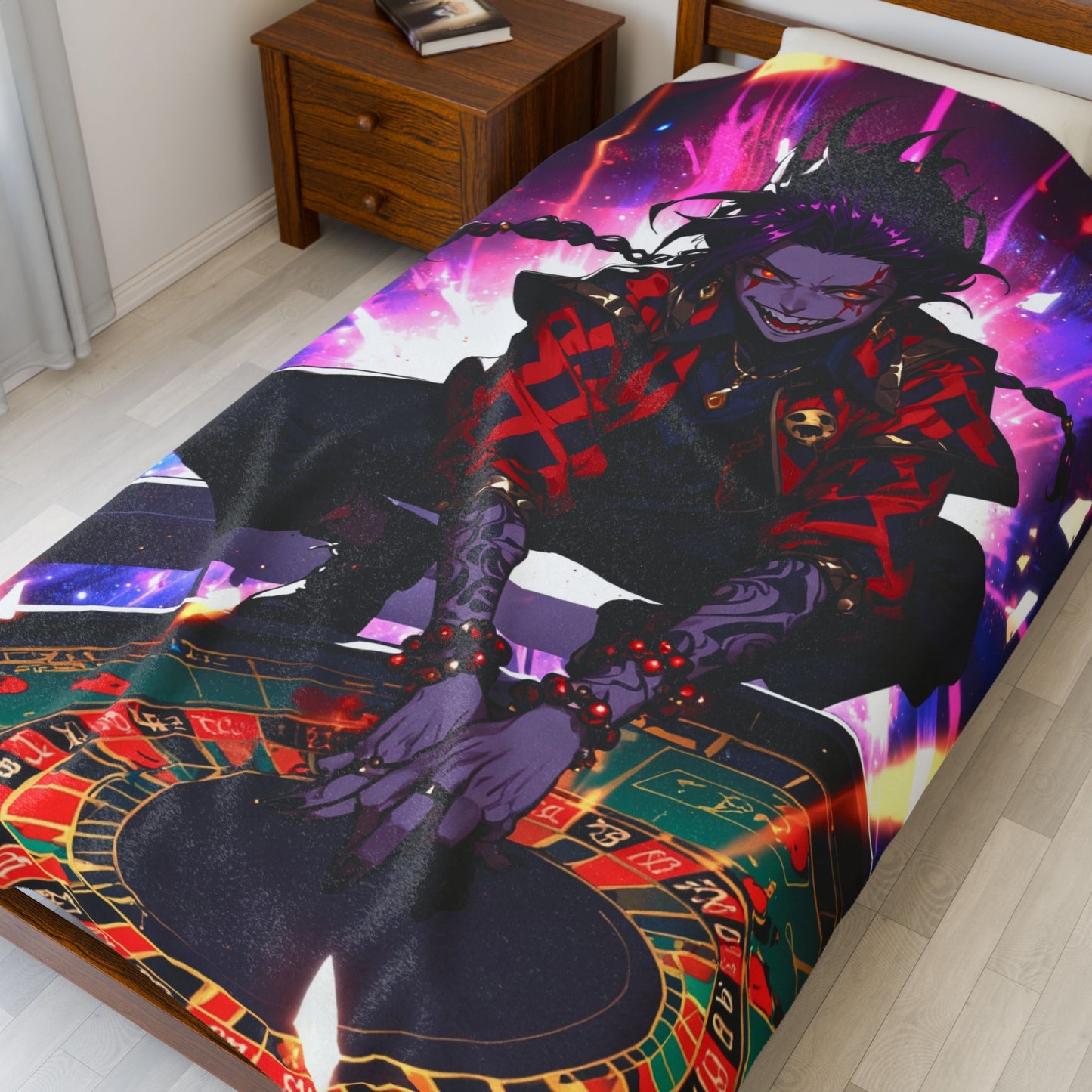 Anime Plush Blanket - Chaotic Jester