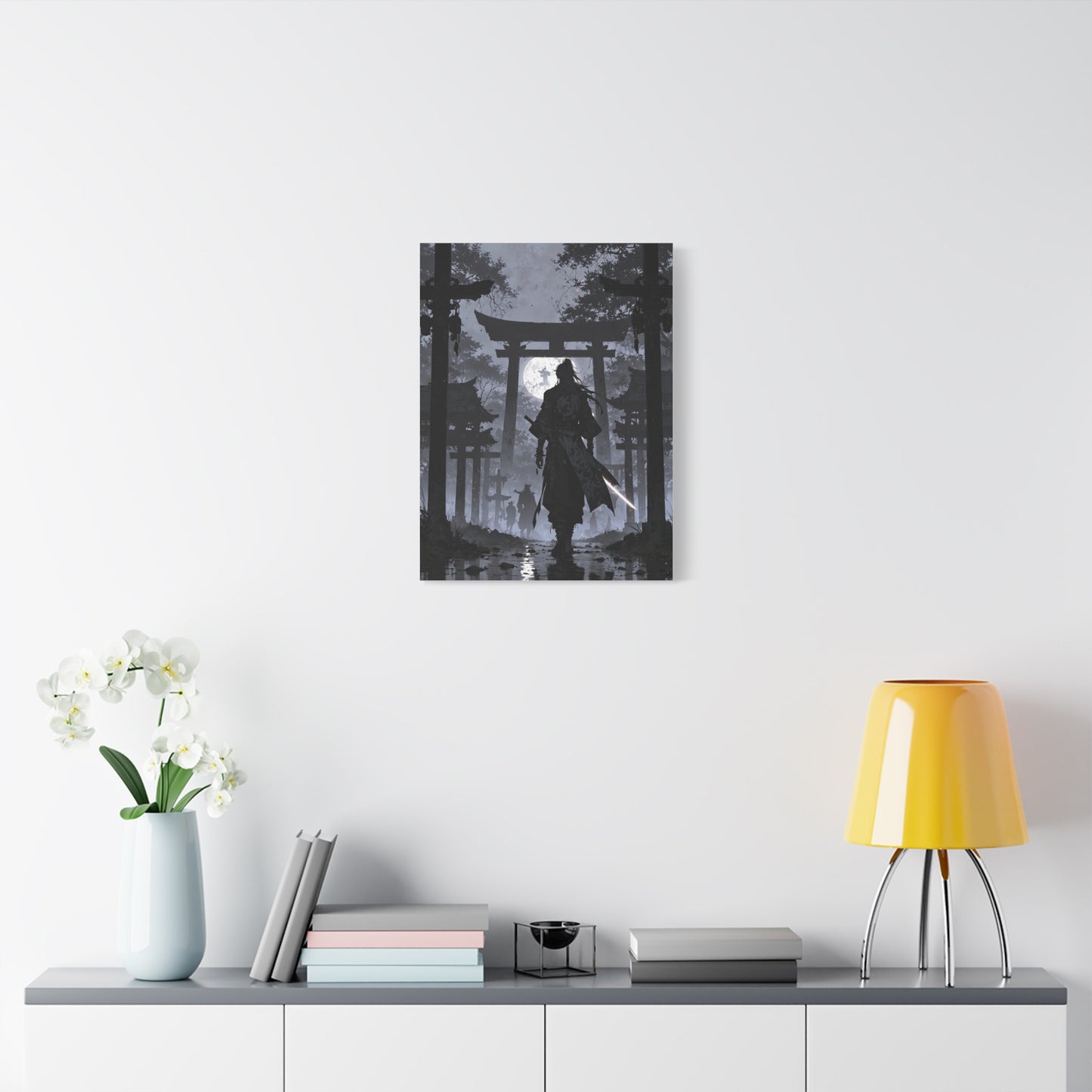 Anime Wall Canvas - Shadow of the Samurai