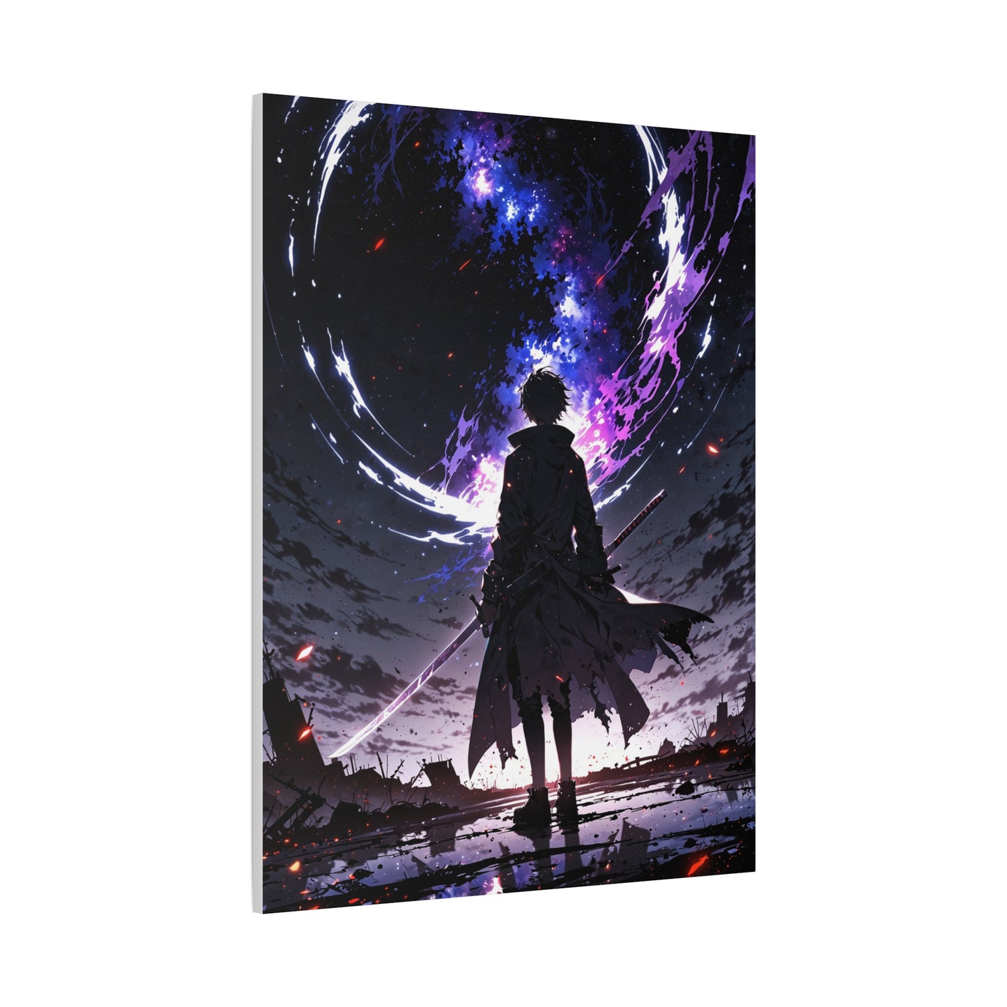 Anime Wall Canvas - Lone Warrior