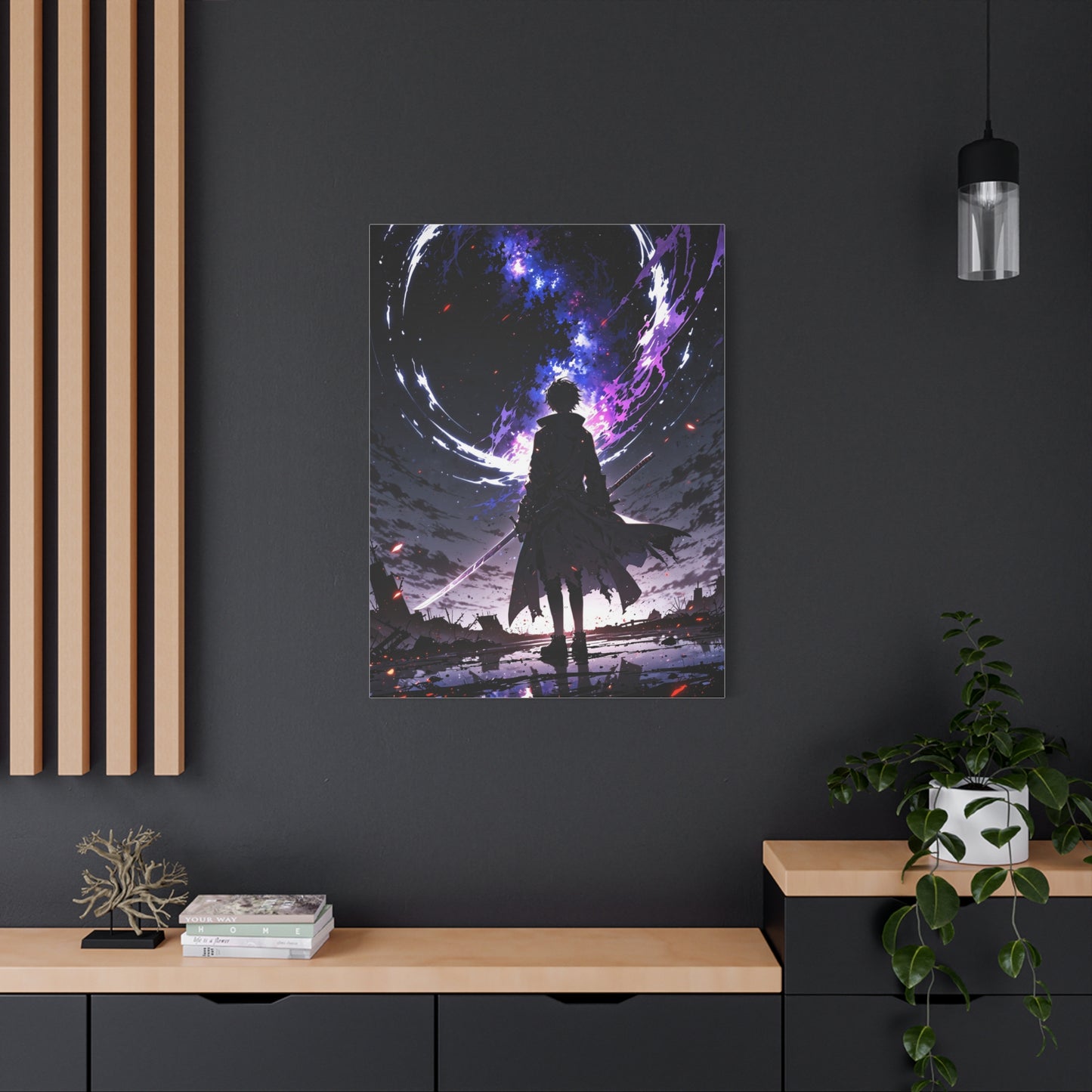 Anime Wall Canvas - Lone Warrior