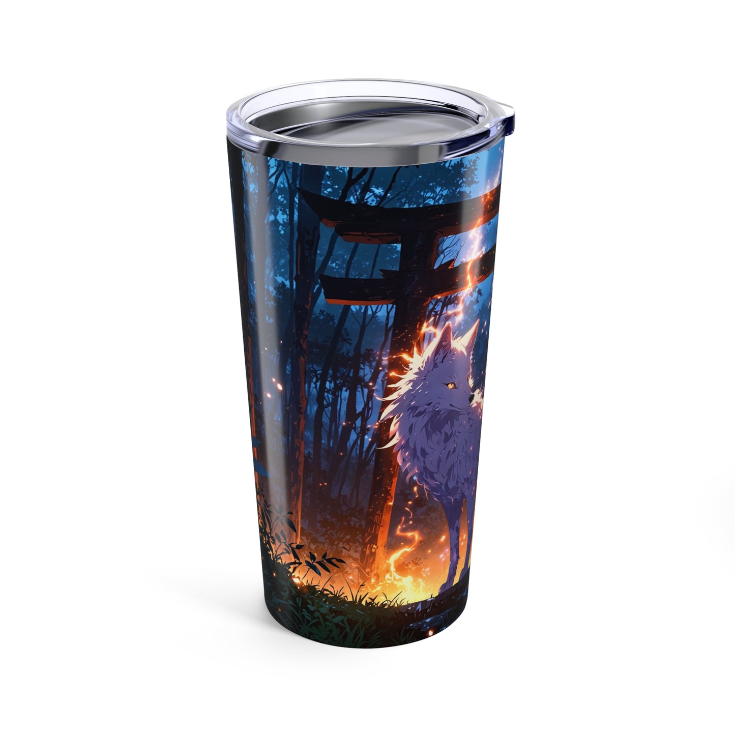 Tumbler 20oz - Mystical Nine-Tailed Fox Spirit