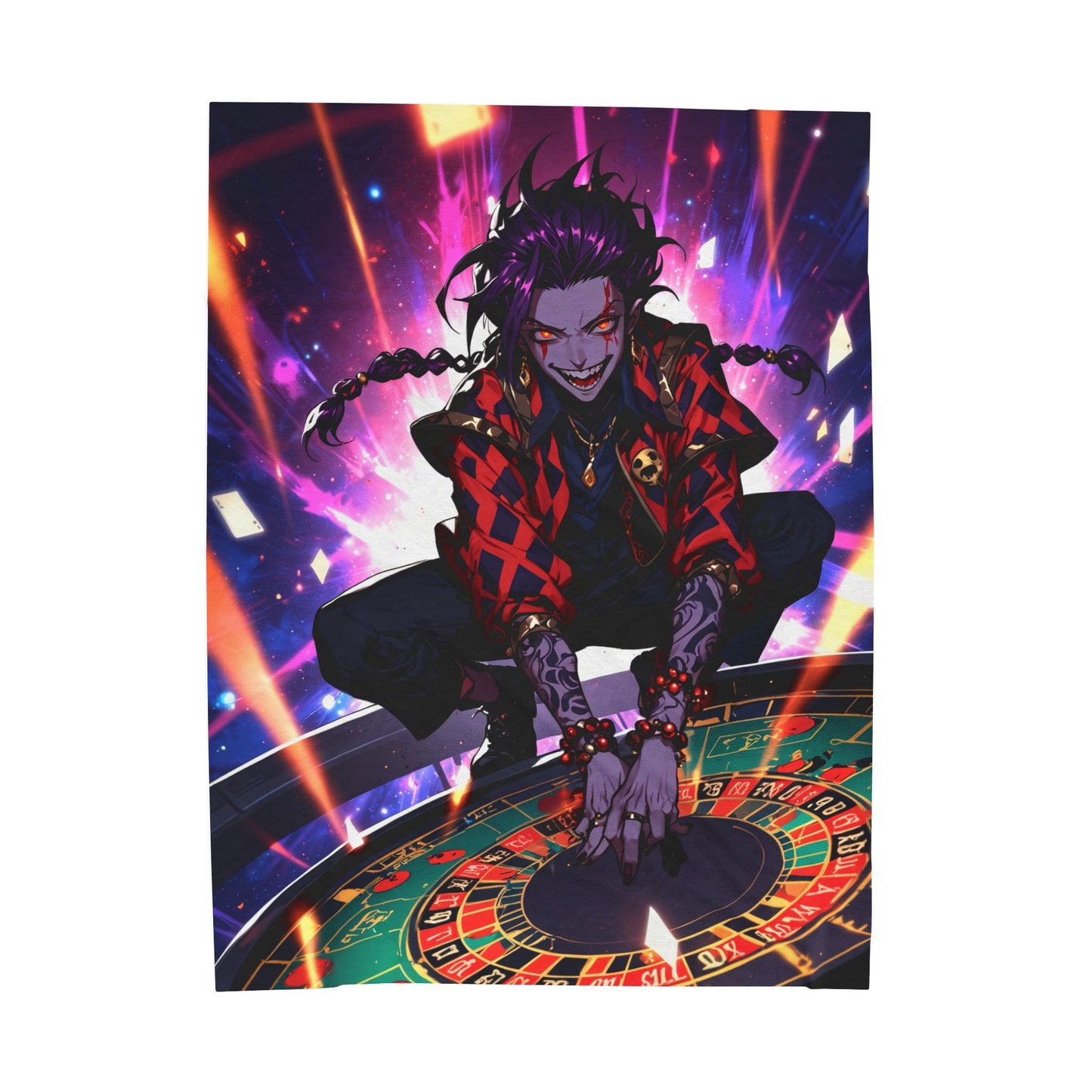 Anime Plush Blanket - Chaotic Jester