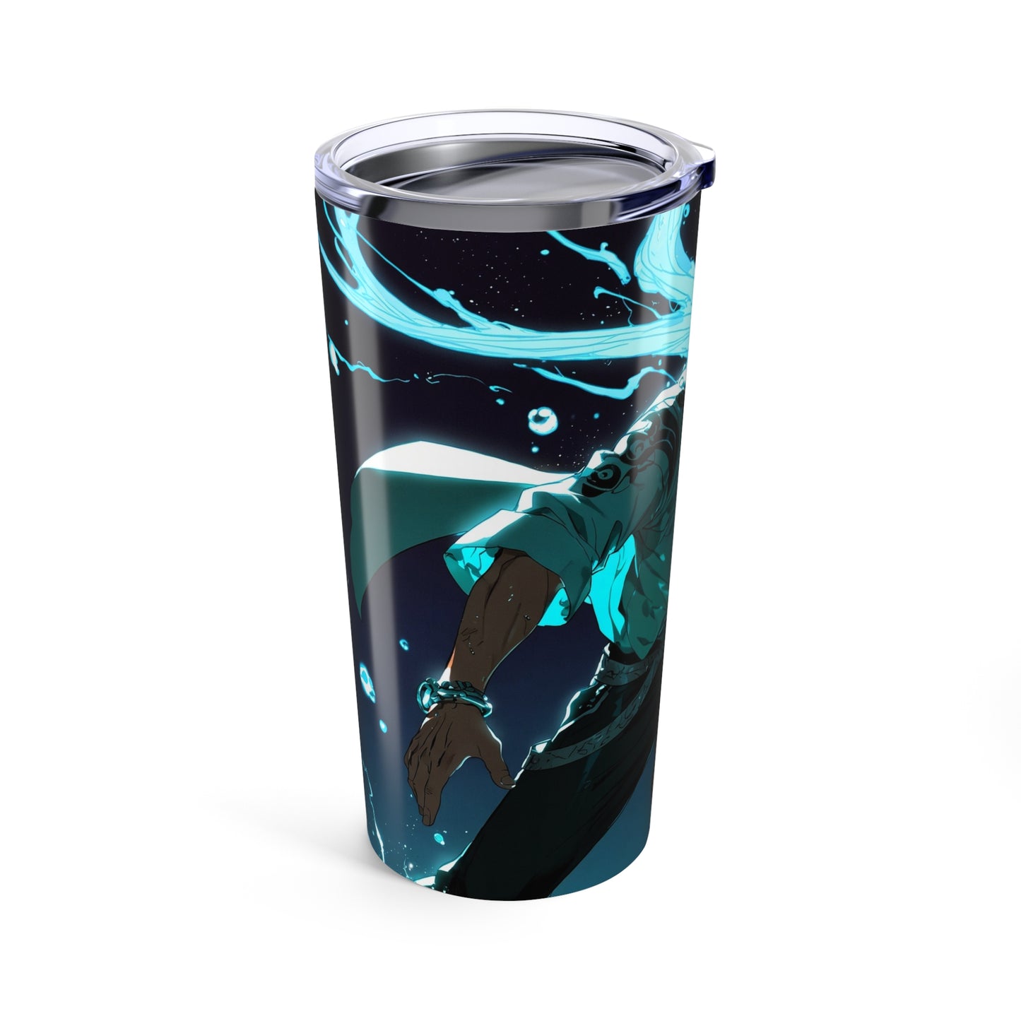 Tumbler 20oz - Anime Martial Artist Pirate Design