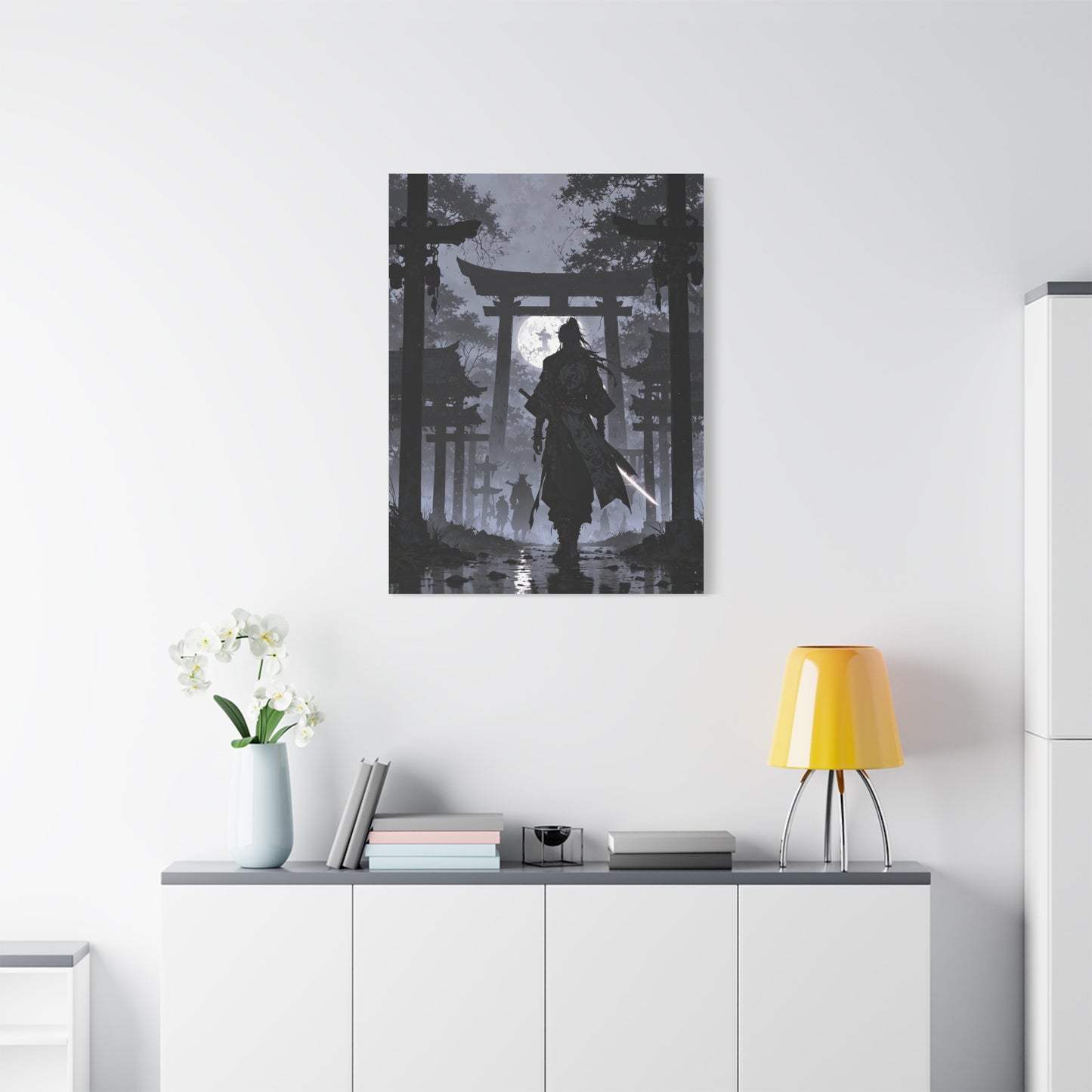 Anime Wall Canvas - Shadow of the Samurai