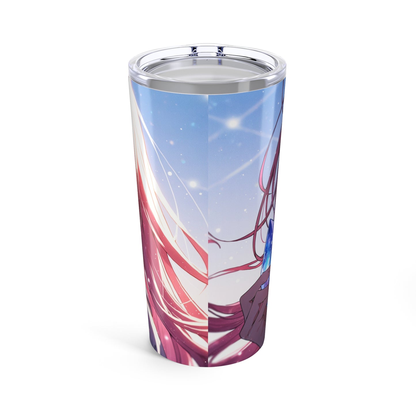 Tumbler 20oz - Anime Girl with Magical Crystal Design