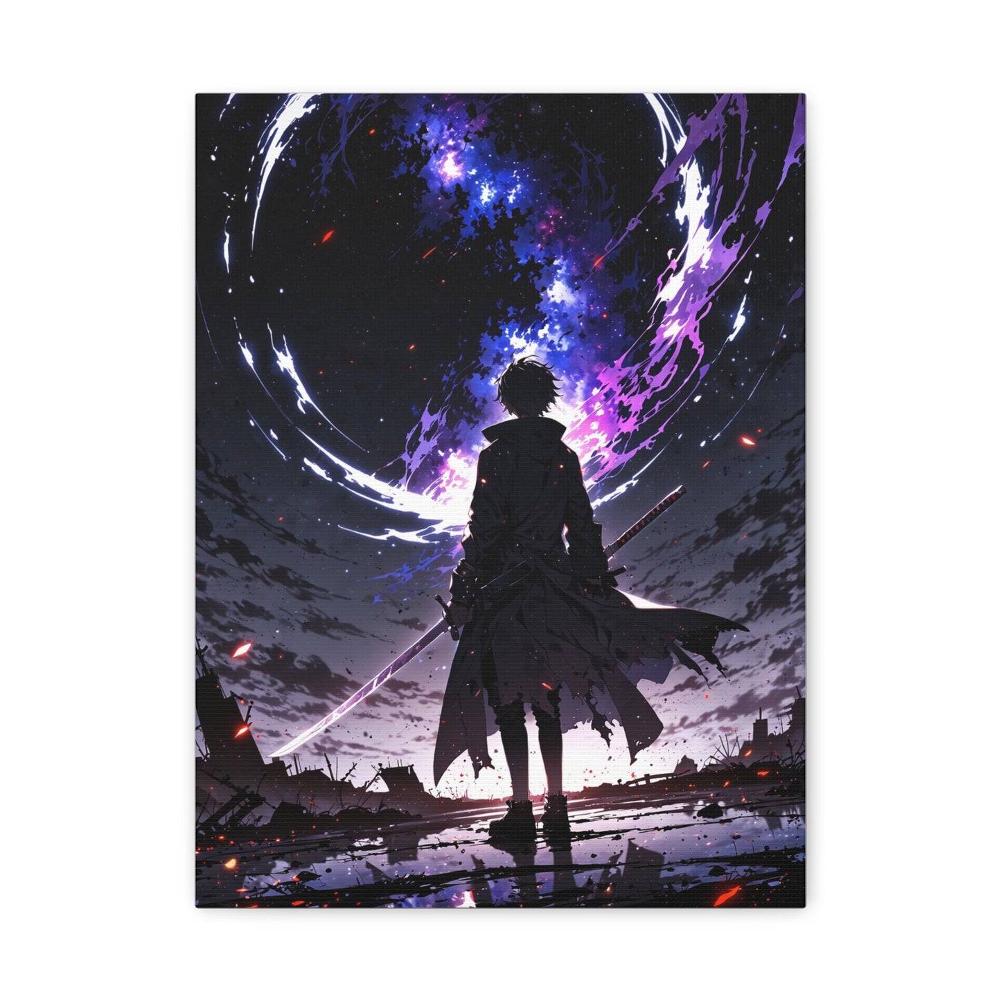 Anime Wall Canvas - Lone Warrior