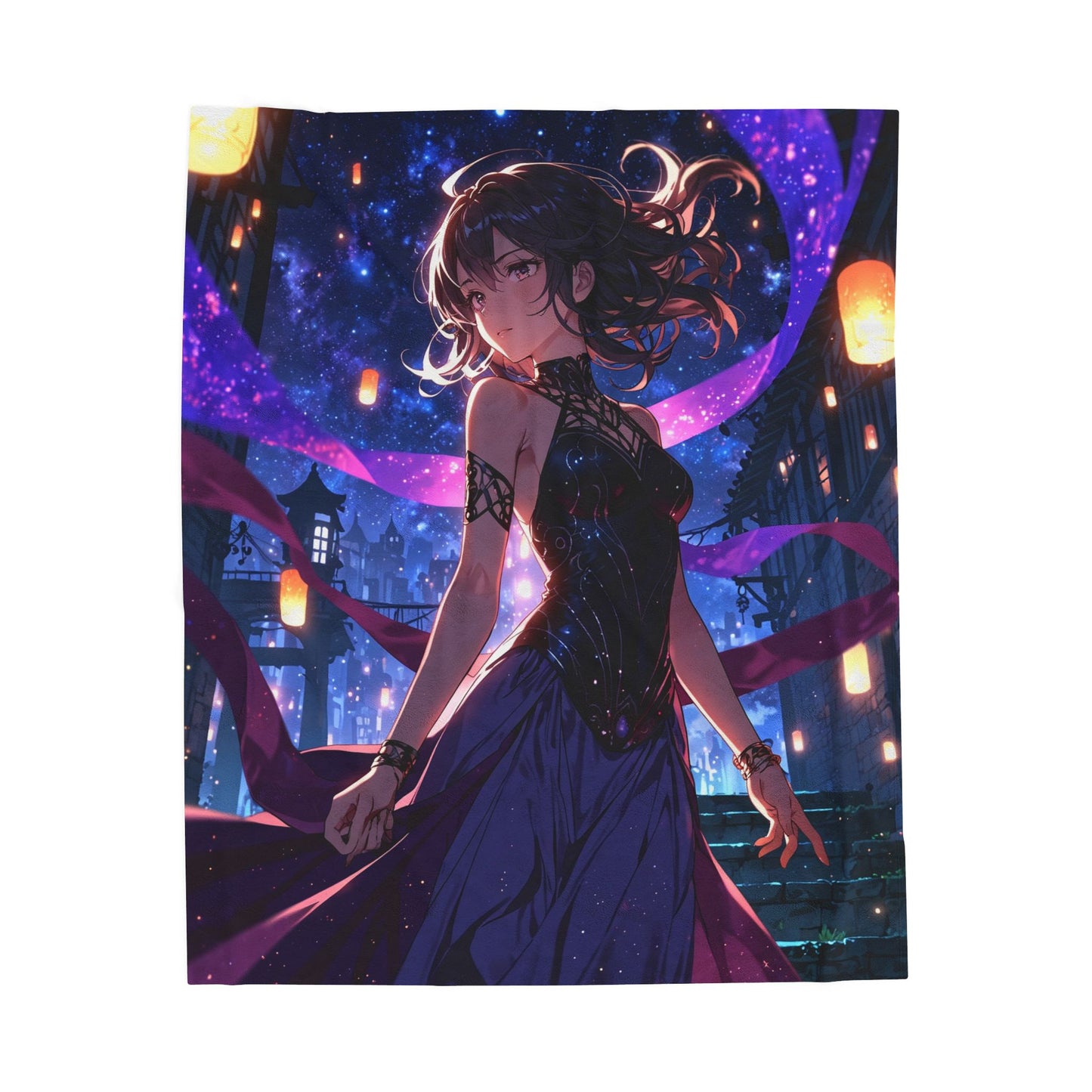 Anime Plush Blanket - Celestial Sorceress
