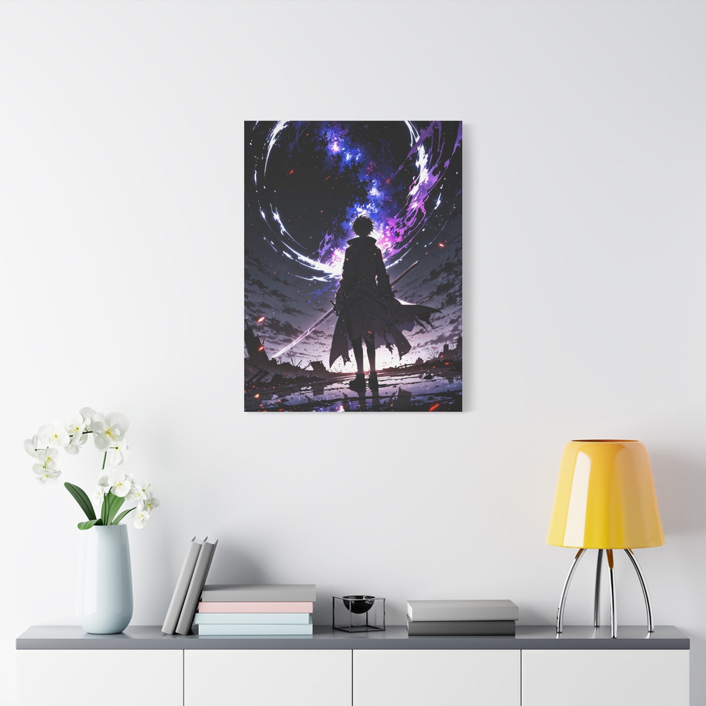 Anime Wall Canvas - Lone Warrior