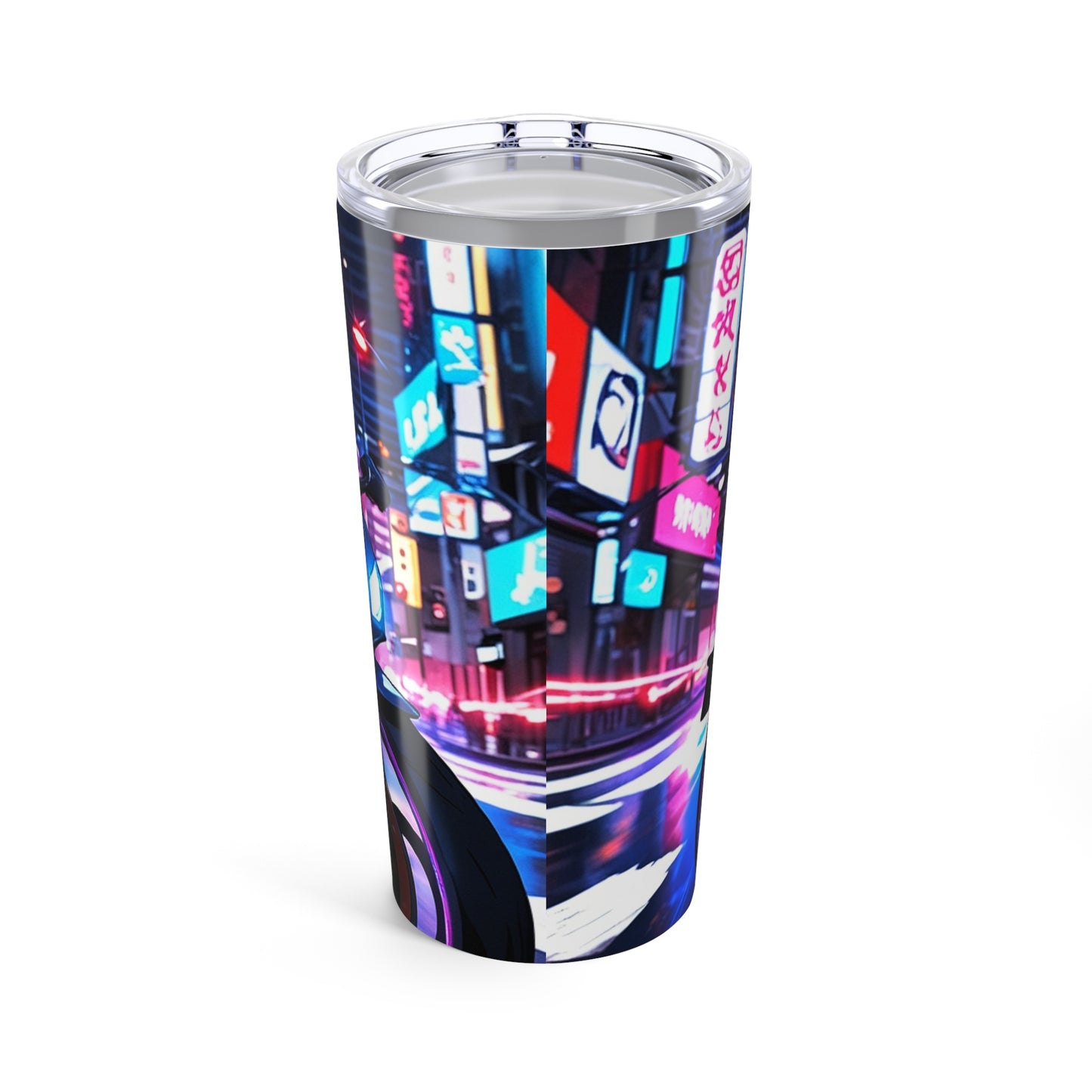 Tumbler 20oz - Anime Futuristic Cyberpunk Biker
