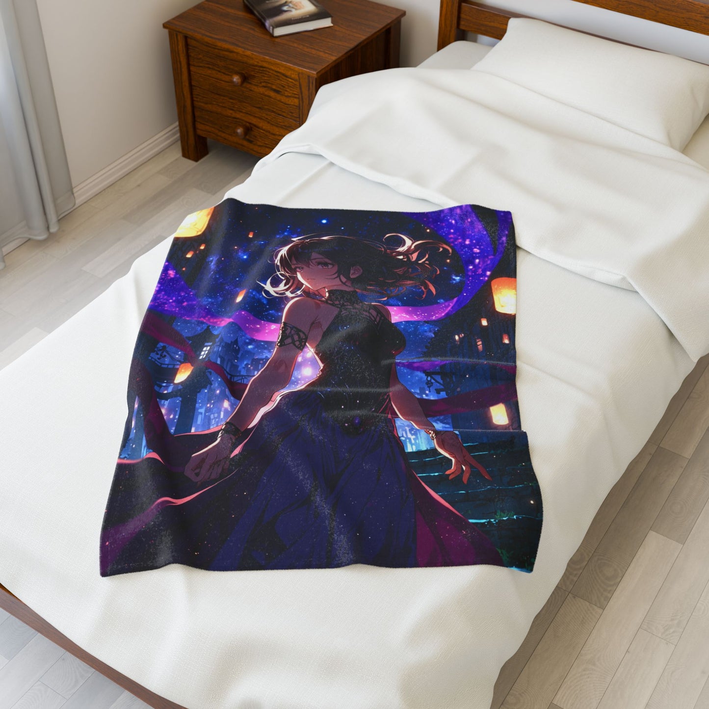 Anime Plush Blanket - Celestial Sorceress