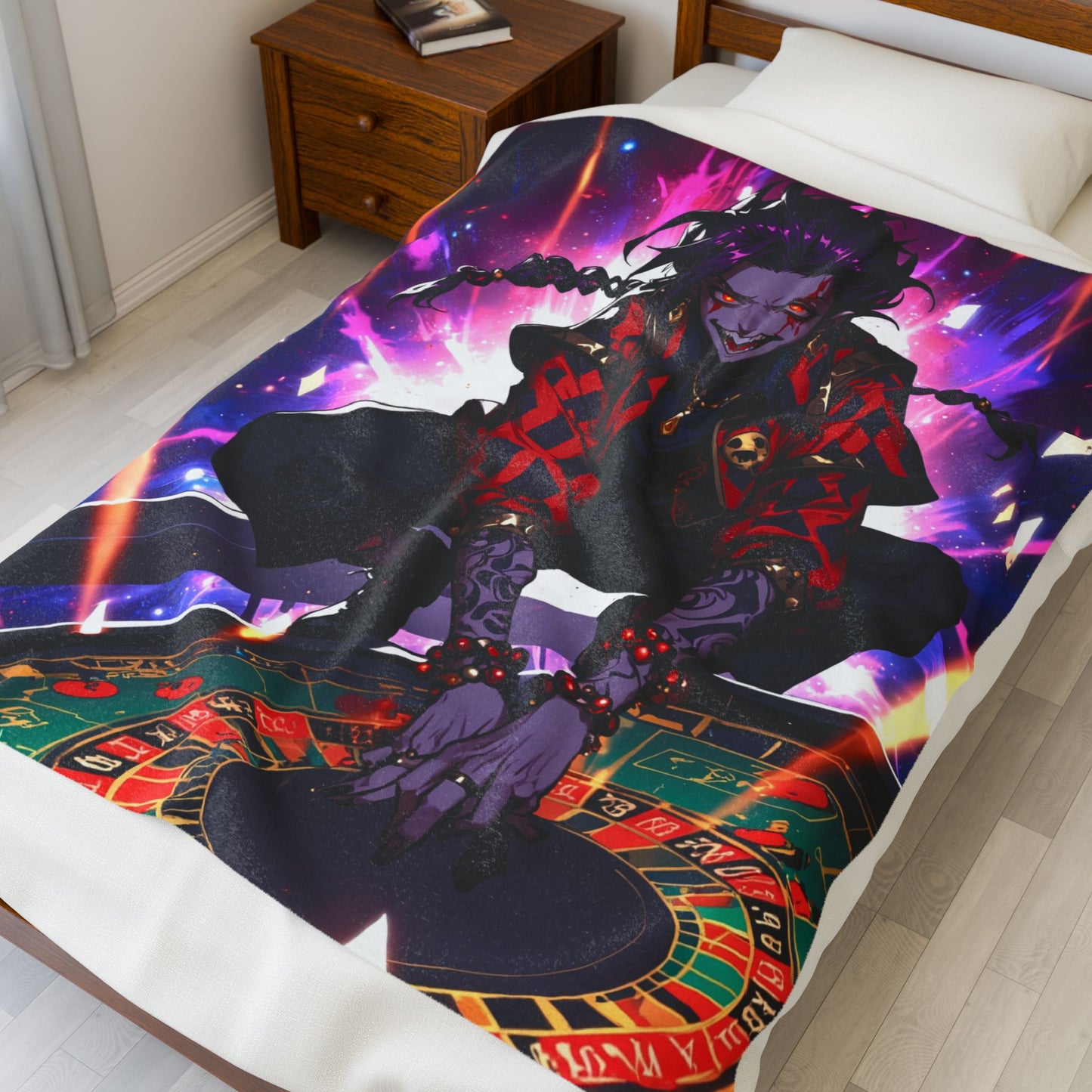 Anime Plush Blanket - Chaotic Jester