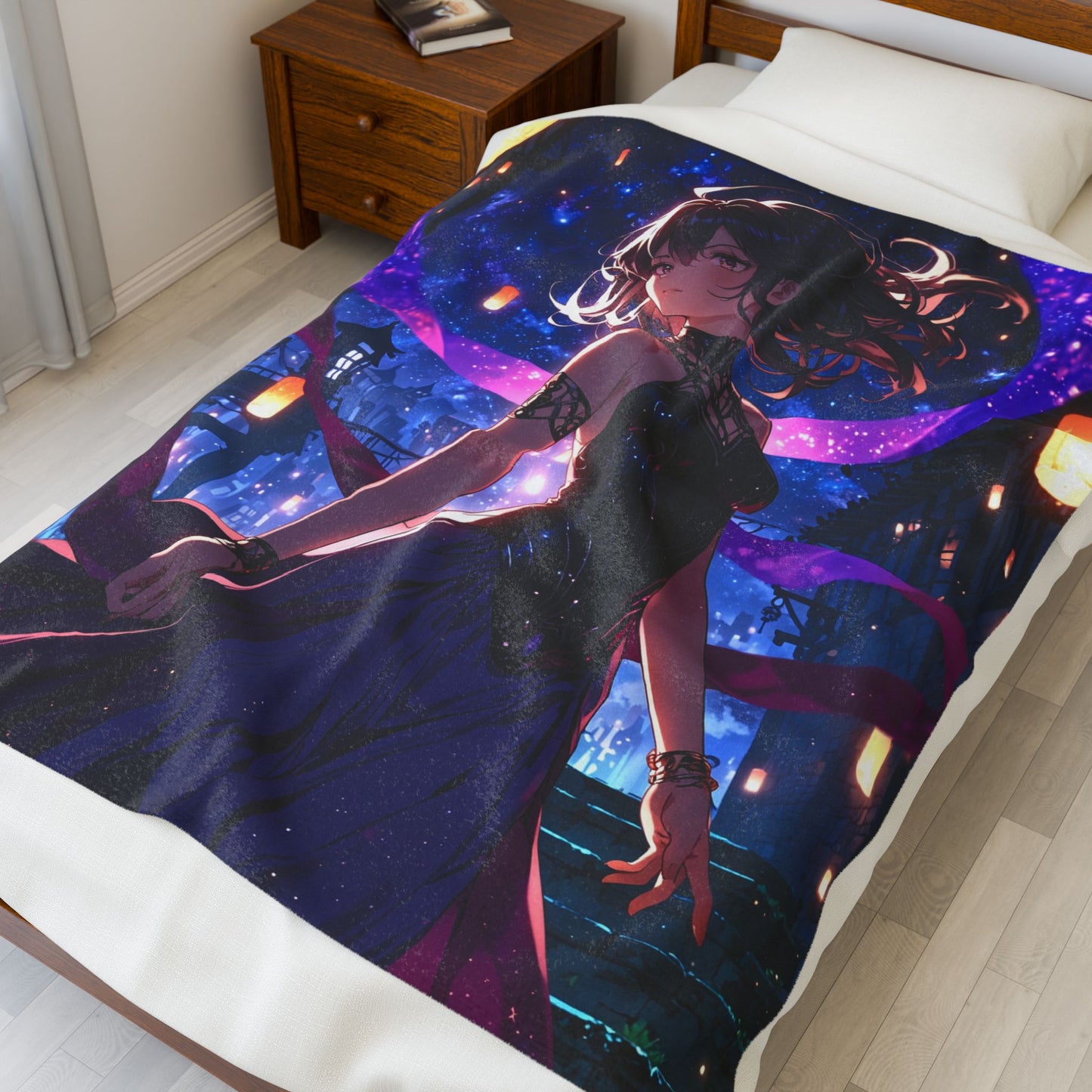 Anime Plush Blanket - Celestial Sorceress