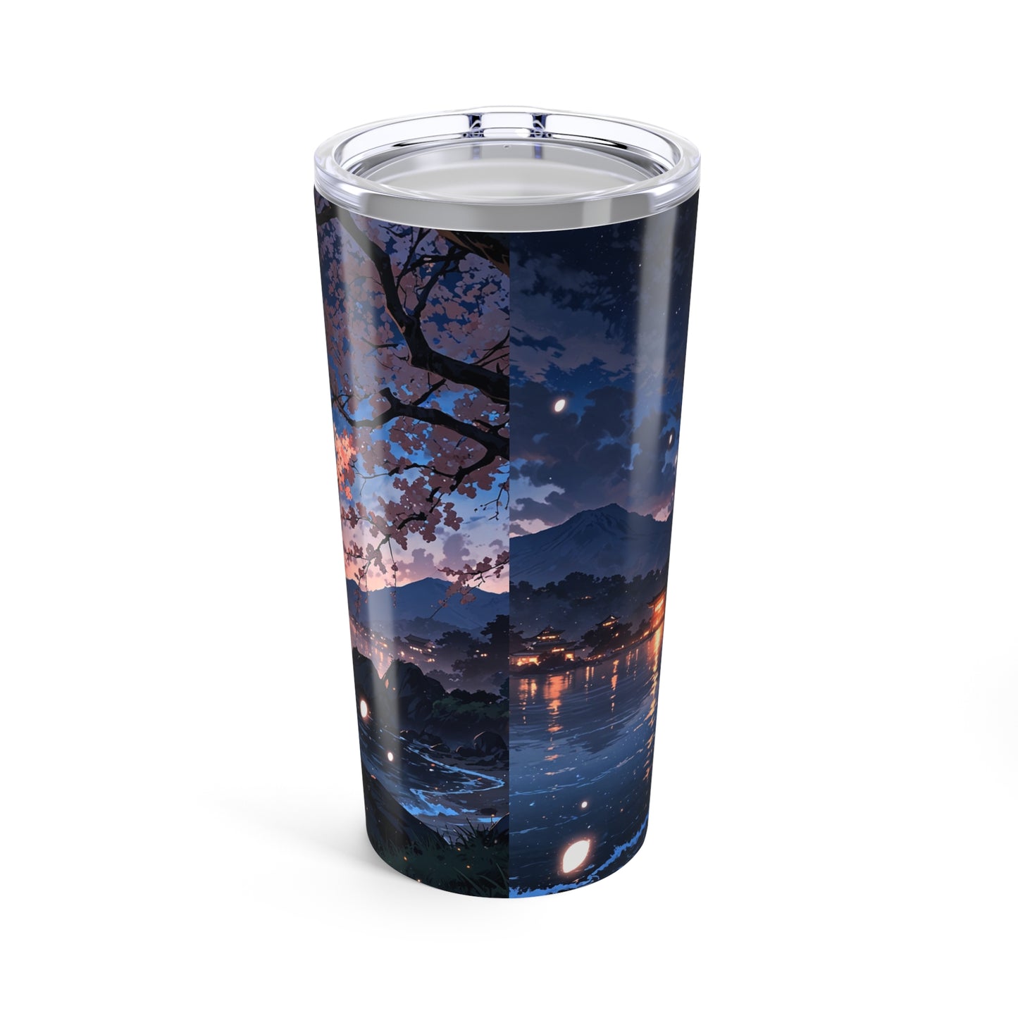 Tumbler 20oz - Anime Moonlit Ocean Warrior