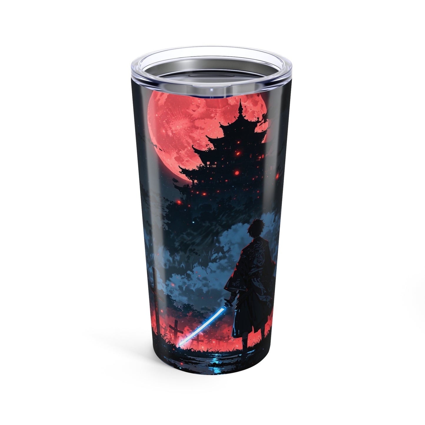 Tumbler 20oz - Dark Fantasy Anime Samurai