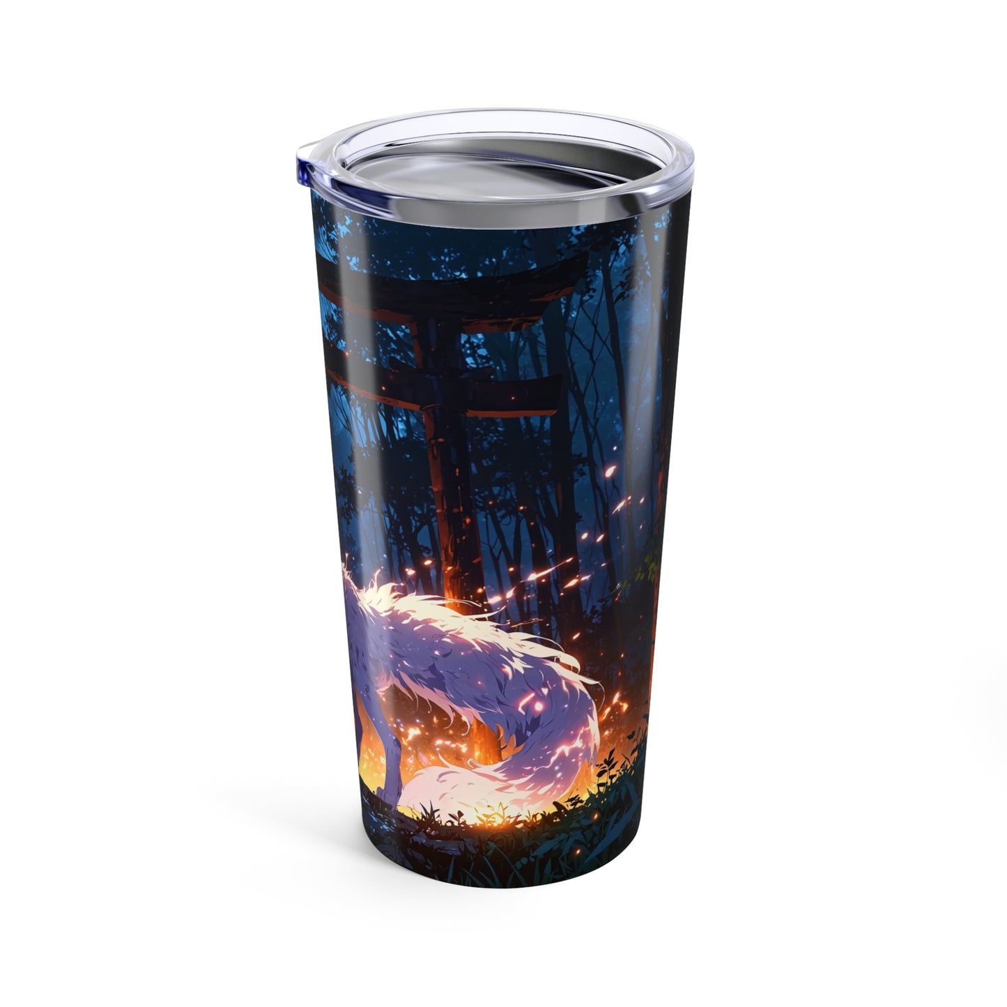 Tumbler 20oz - Mystical Nine-Tailed Fox Spirit