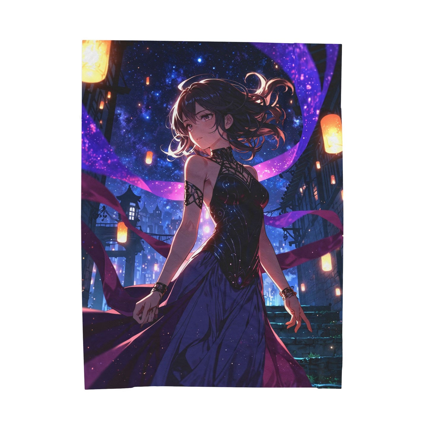 Anime Plush Blanket - Celestial Sorceress