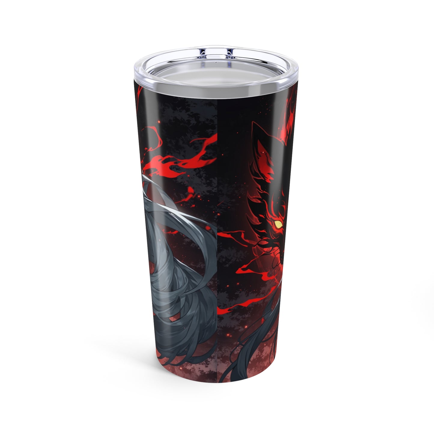 20oz Tumbler - Fantasy Anime Ethereal Fox Spirits
