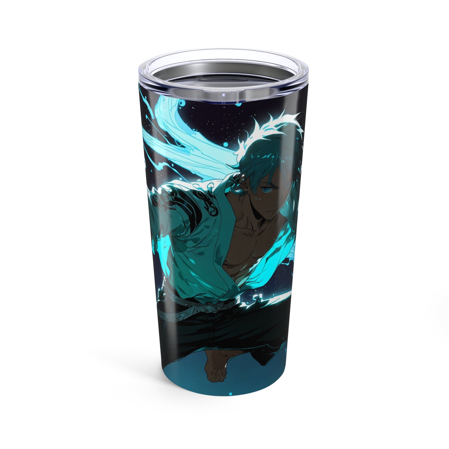 Tumbler 20oz - Anime Martial Artist Pirate Design