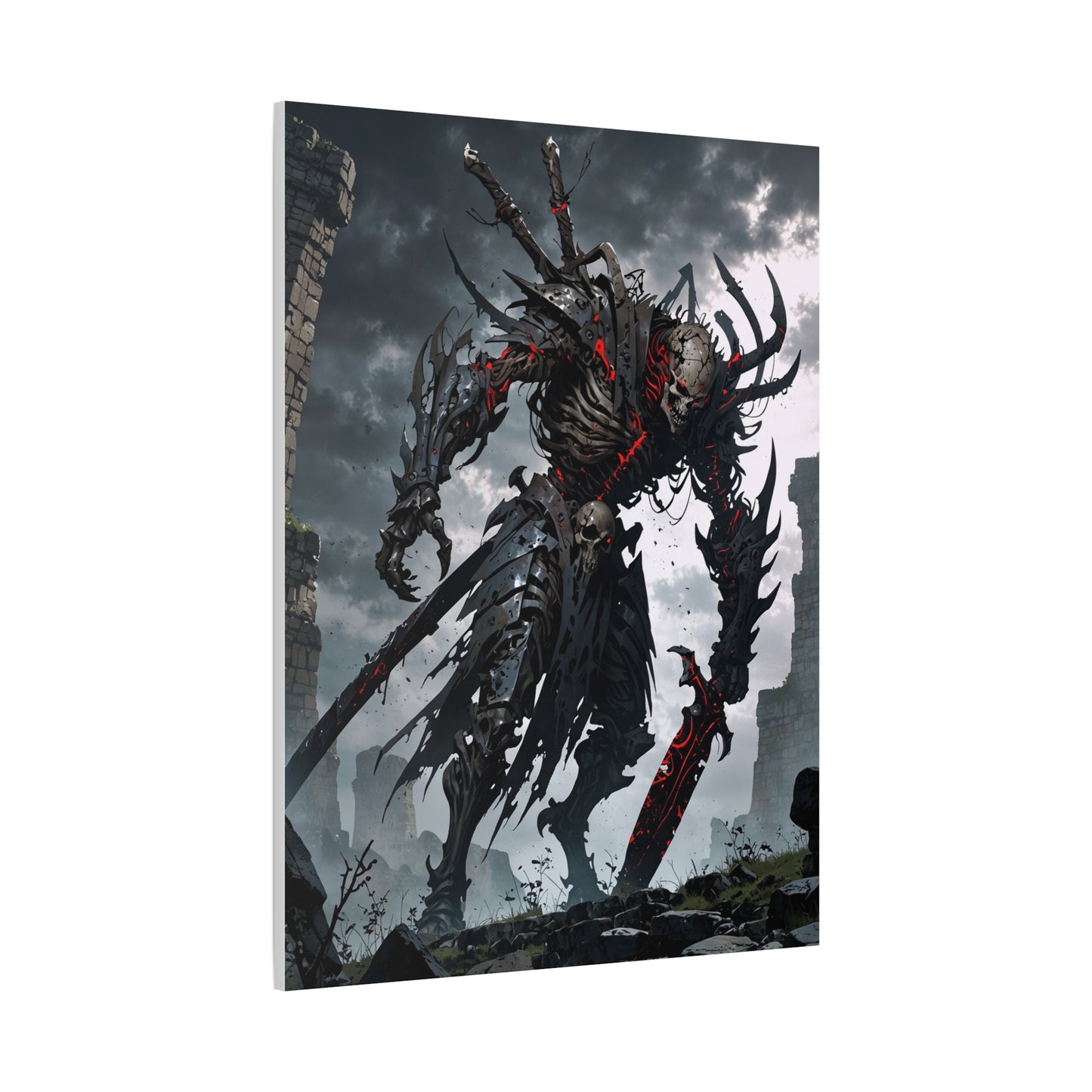 Anime Wall Canvas - Undead Warlord