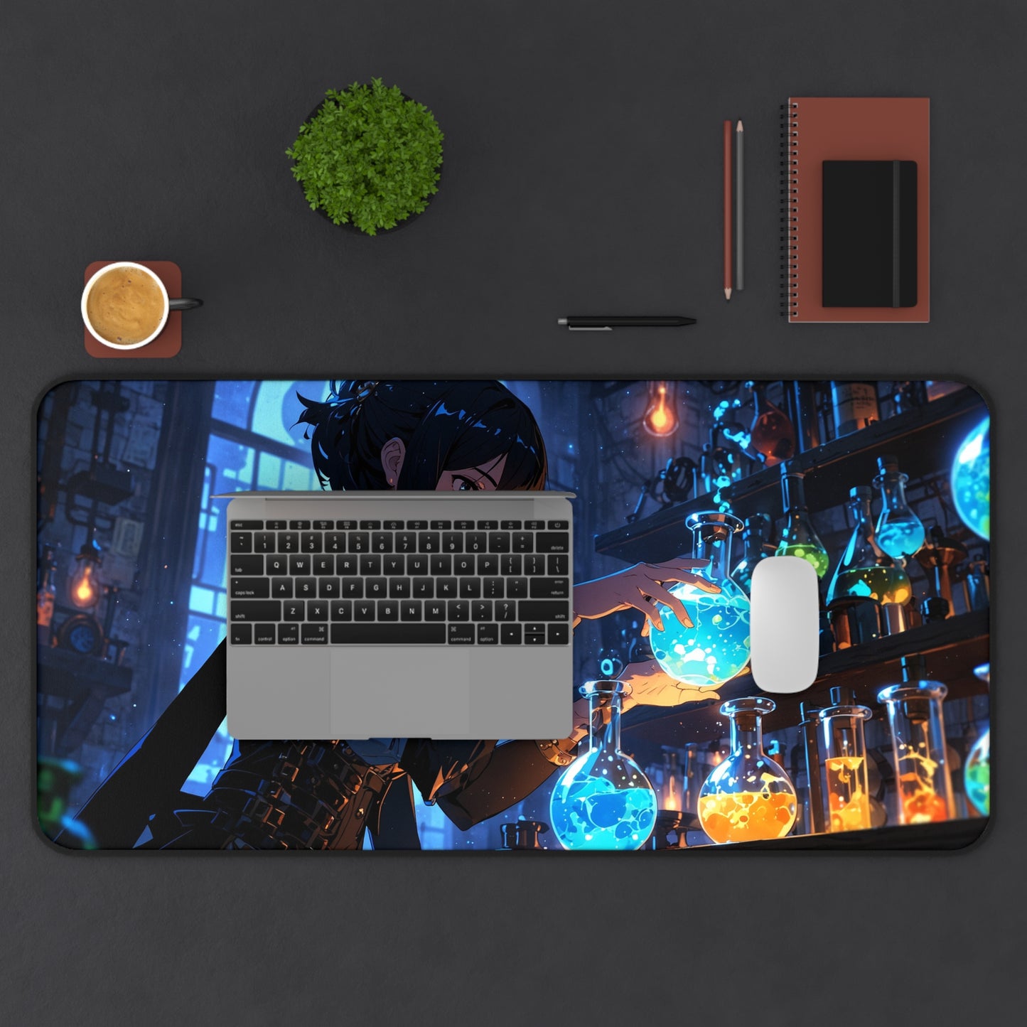 Anime Desk Mat - Mysterious Potion Maker