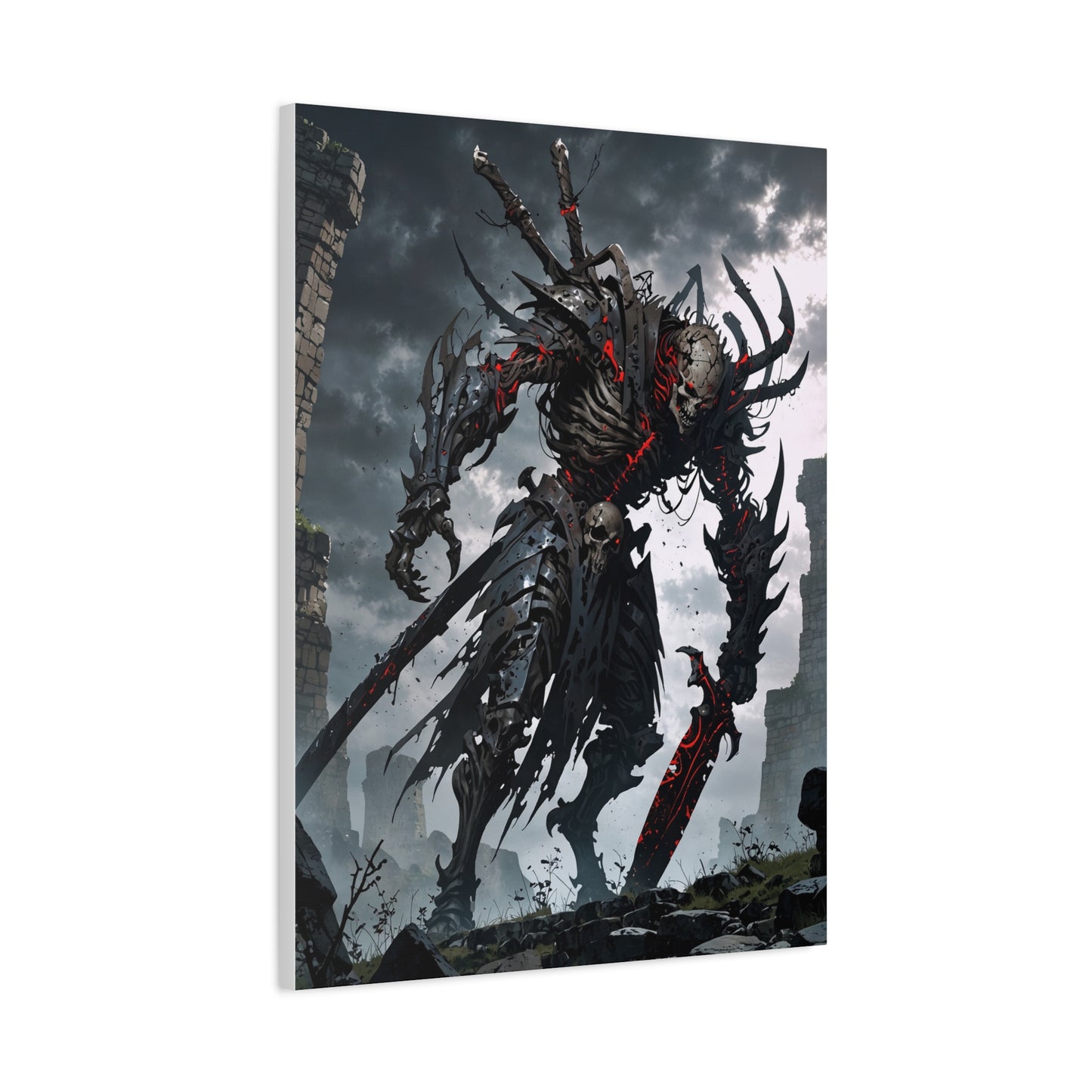 Anime Wall Canvas - Undead Warlord