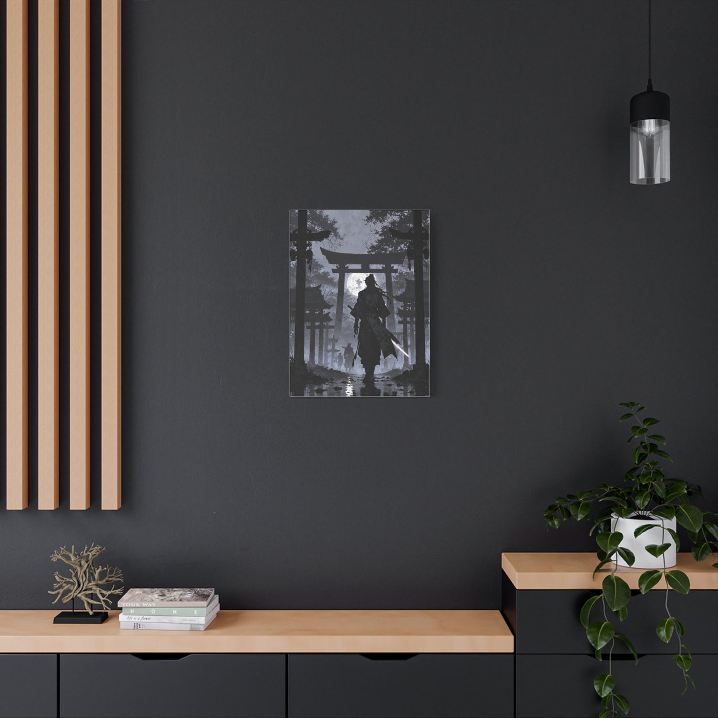 Anime Wall Canvas - Shadow of the Samurai