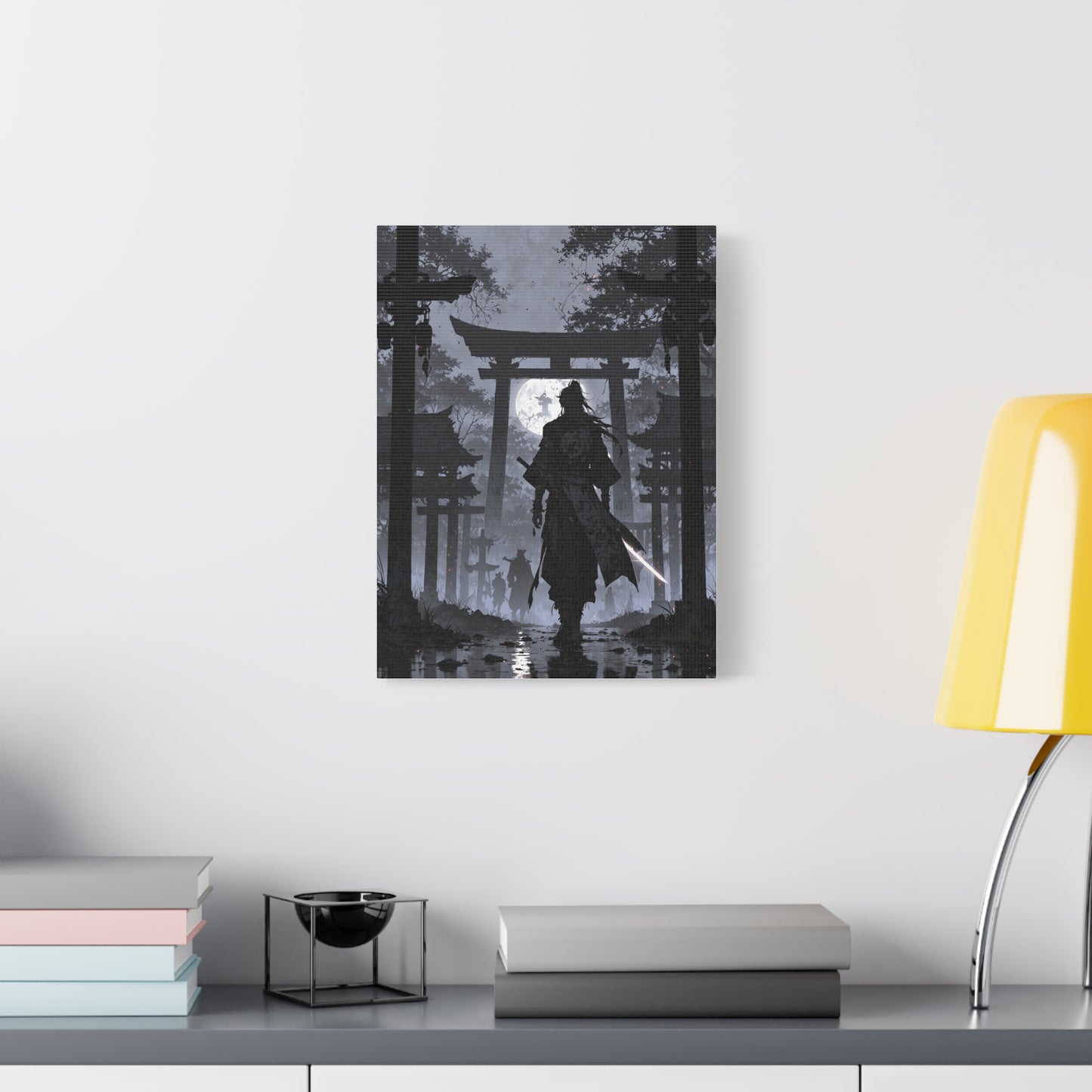 Anime Wall Canvas - Shadow of the Samurai