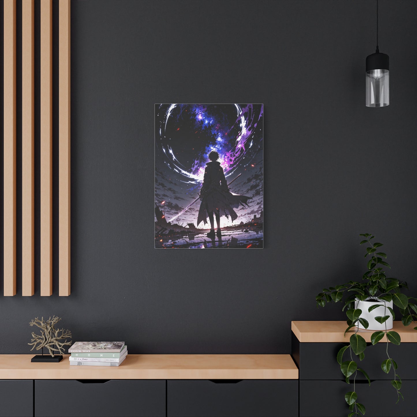 Anime Wall Canvas - Lone Warrior