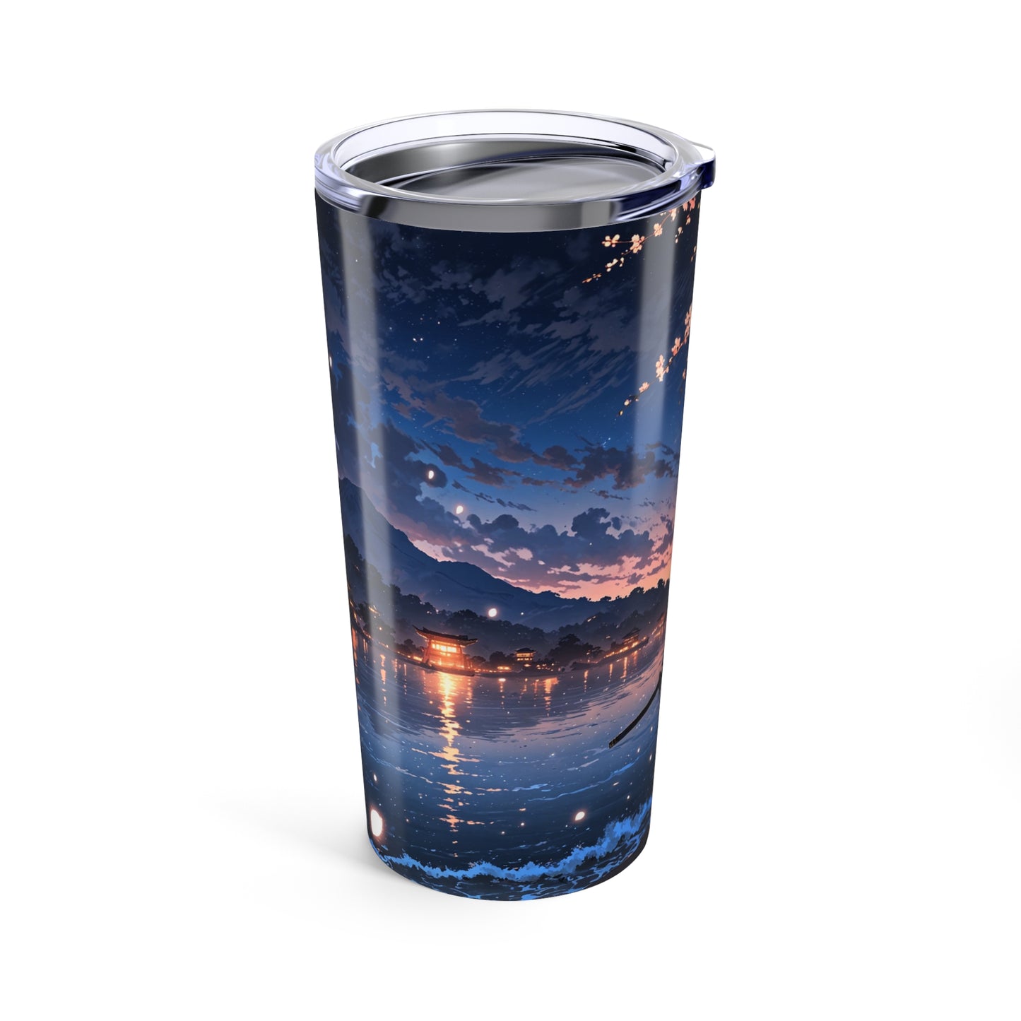 Tumbler 20oz - Anime Moonlit Ocean Warrior
