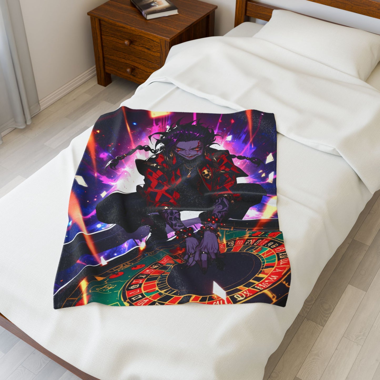 Anime Plush Blanket - Chaotic Jester