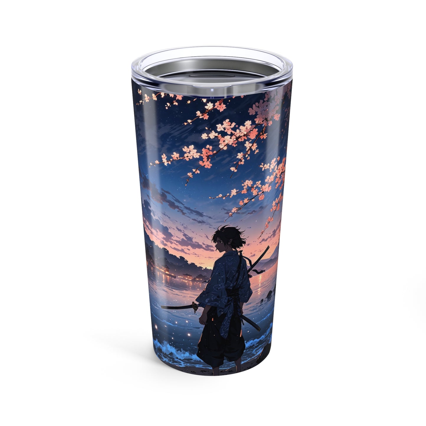 Tumbler 20oz - Anime Moonlit Ocean Warrior