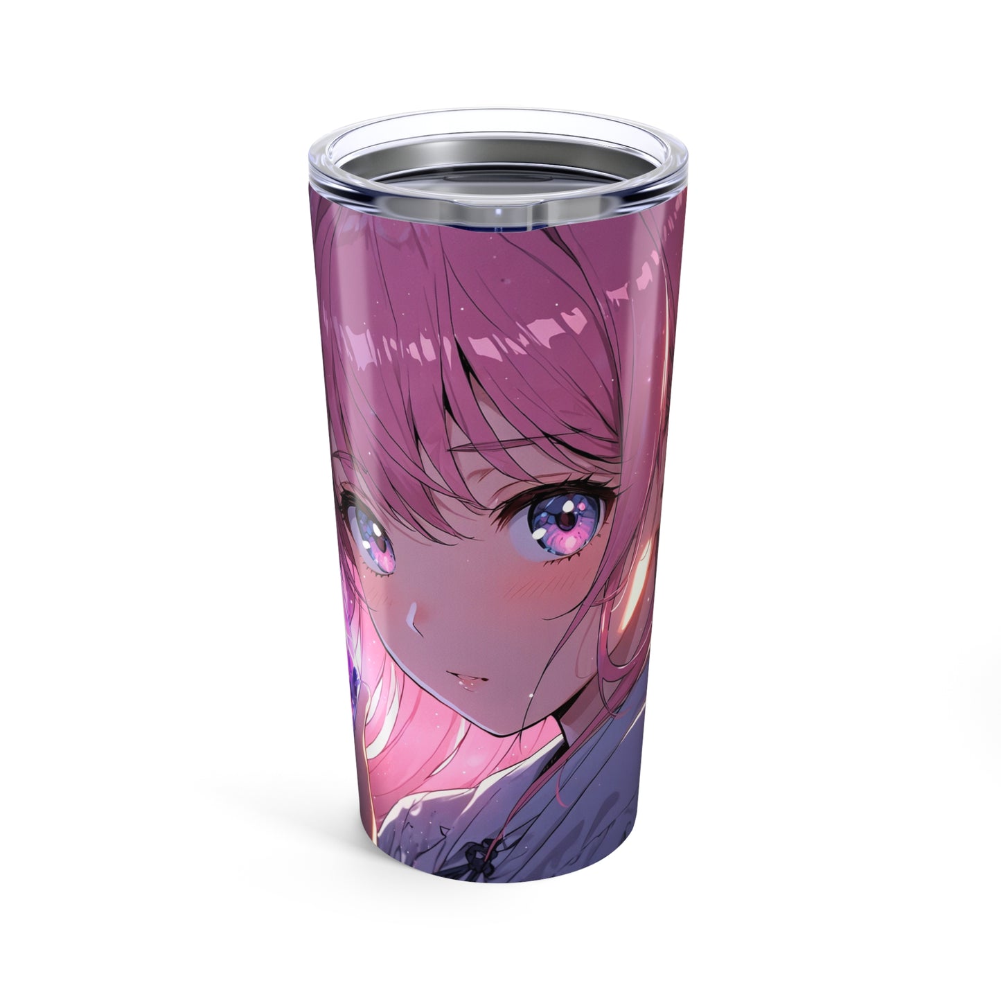 Tumbler 20oz - Anime Girl with Magical Crystal Design