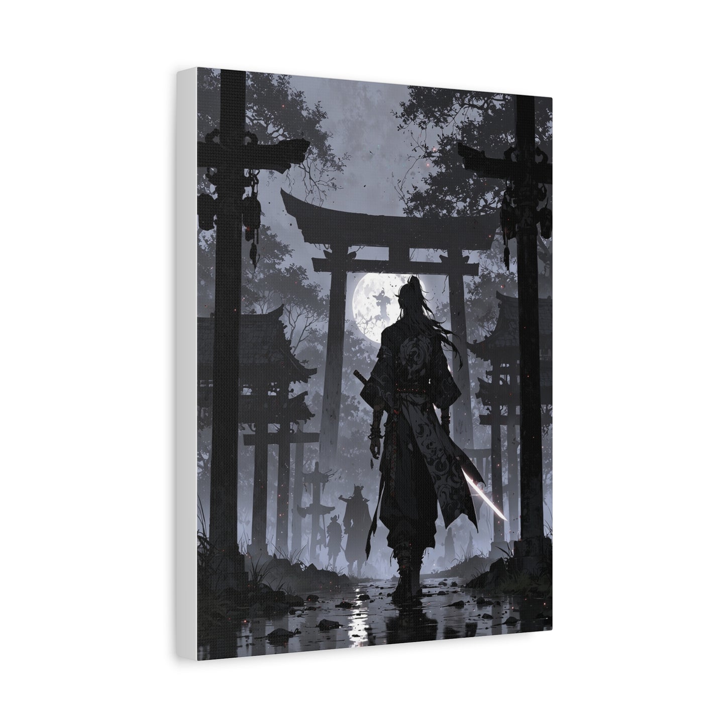Anime Wall Canvas - Shadow of the Samurai