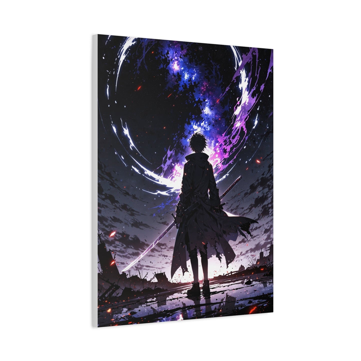 Anime Wall Canvas - Lone Warrior