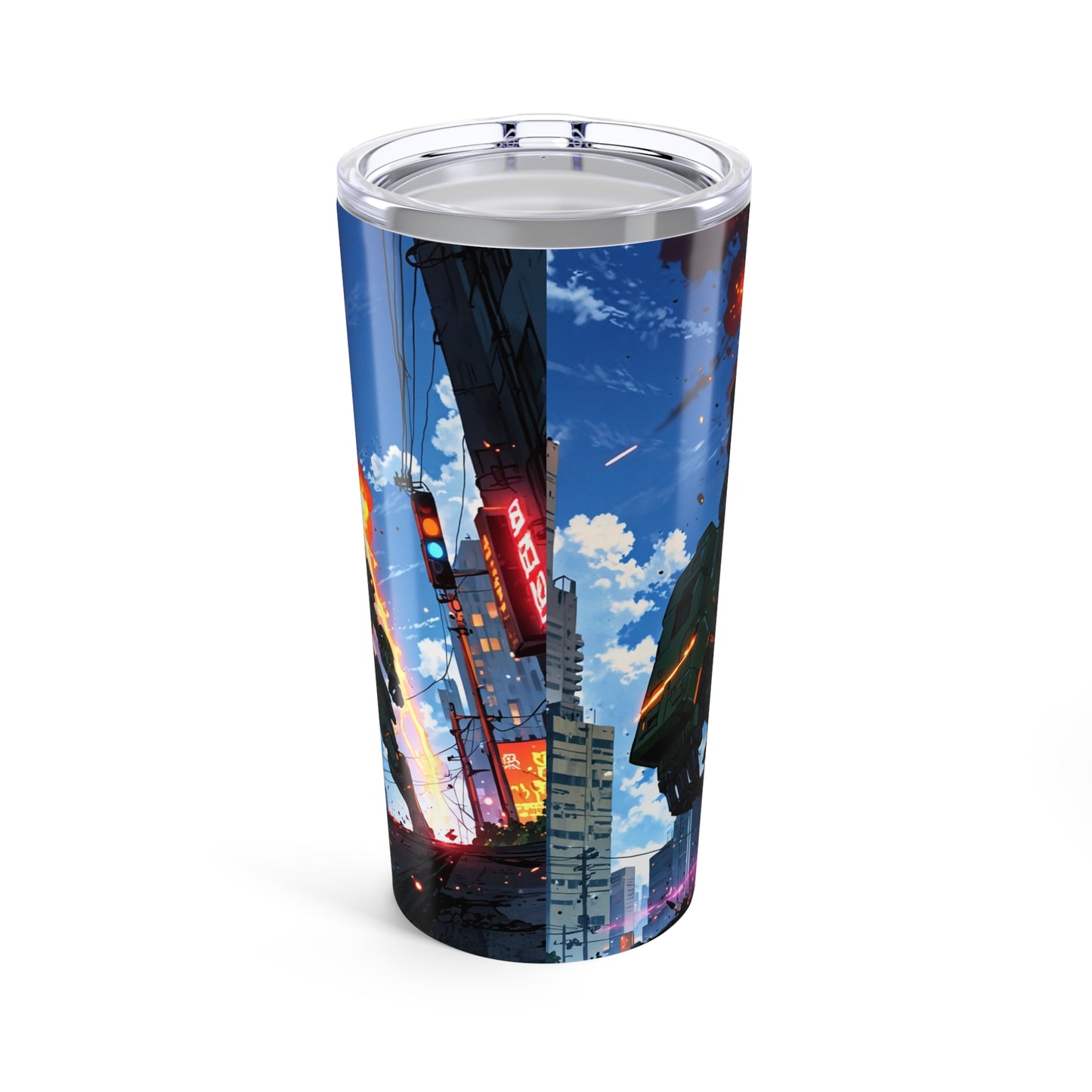 Tumbler 20oz - Anime Mecha Battle