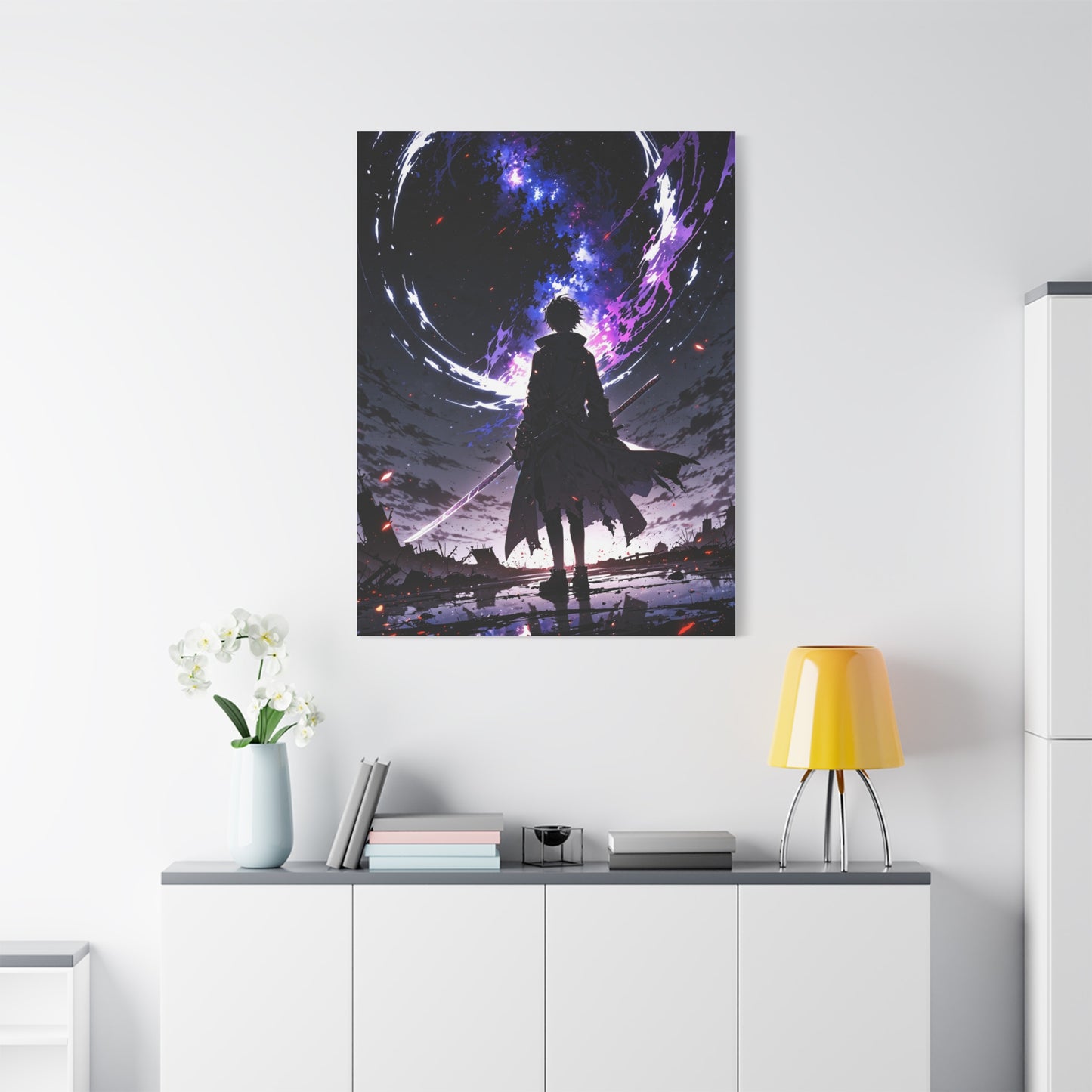 Anime Wall Canvas - Lone Warrior