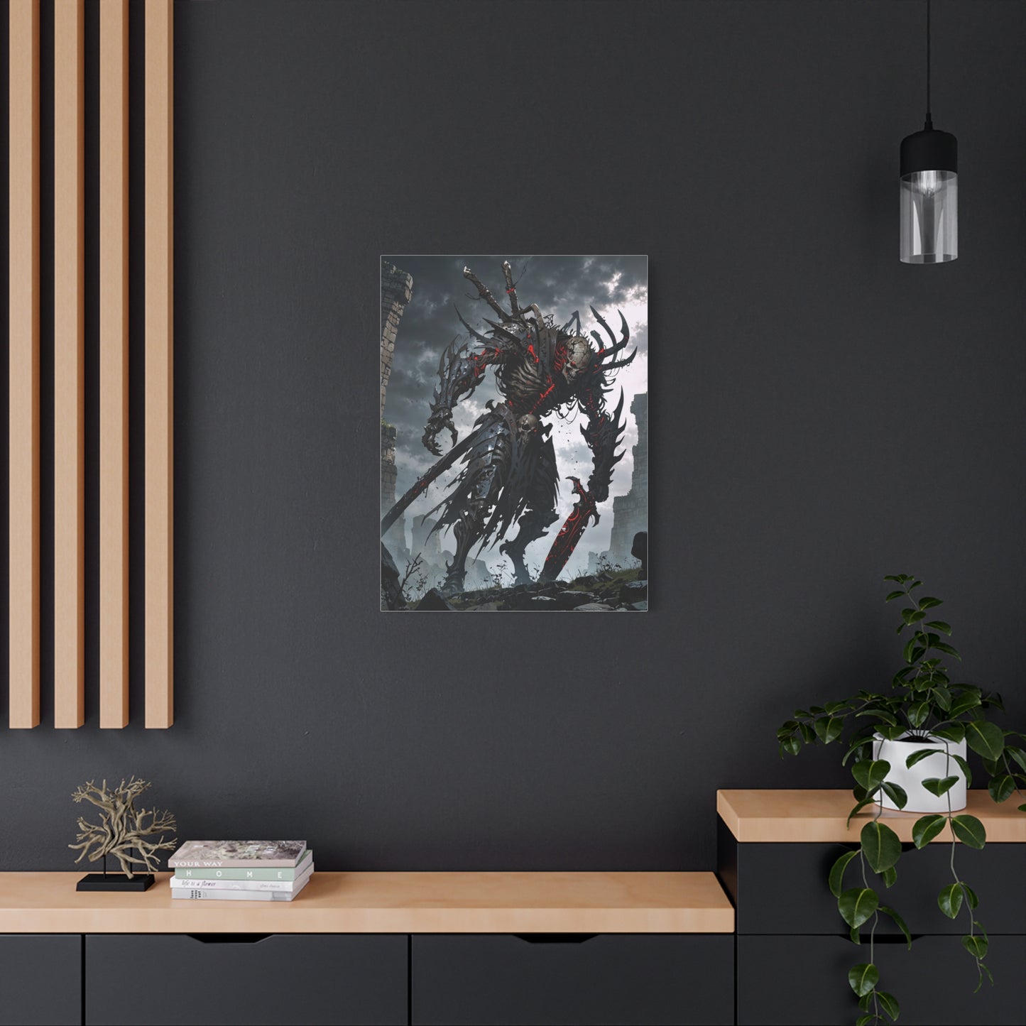 Anime Wall Canvas - Undead Warlord