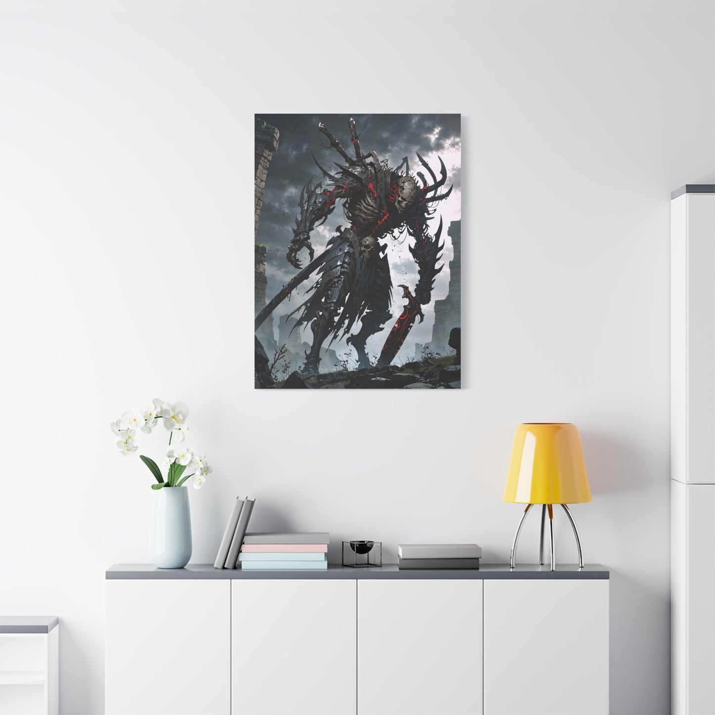 Anime Wall Canvas - Undead Warlord