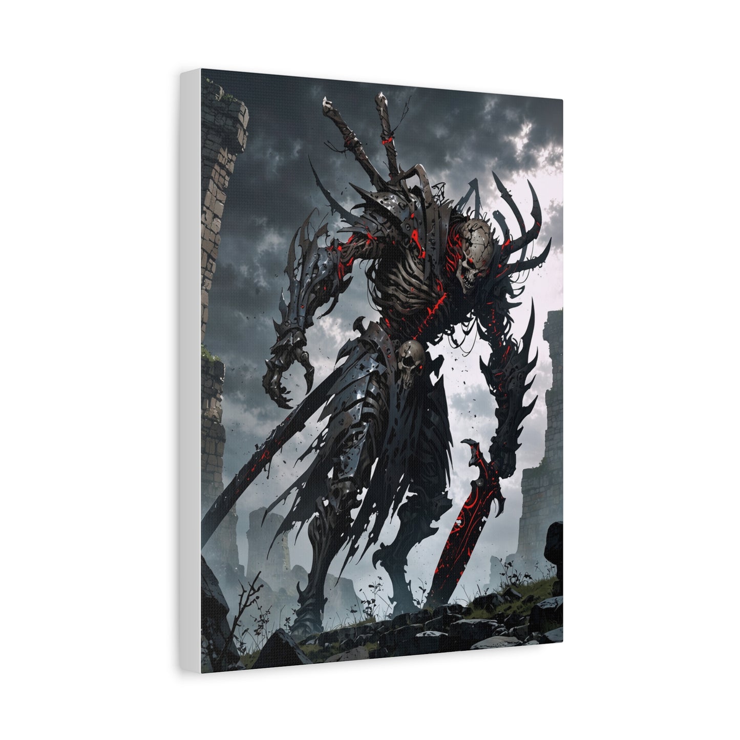 Anime Wall Canvas - Undead Warlord