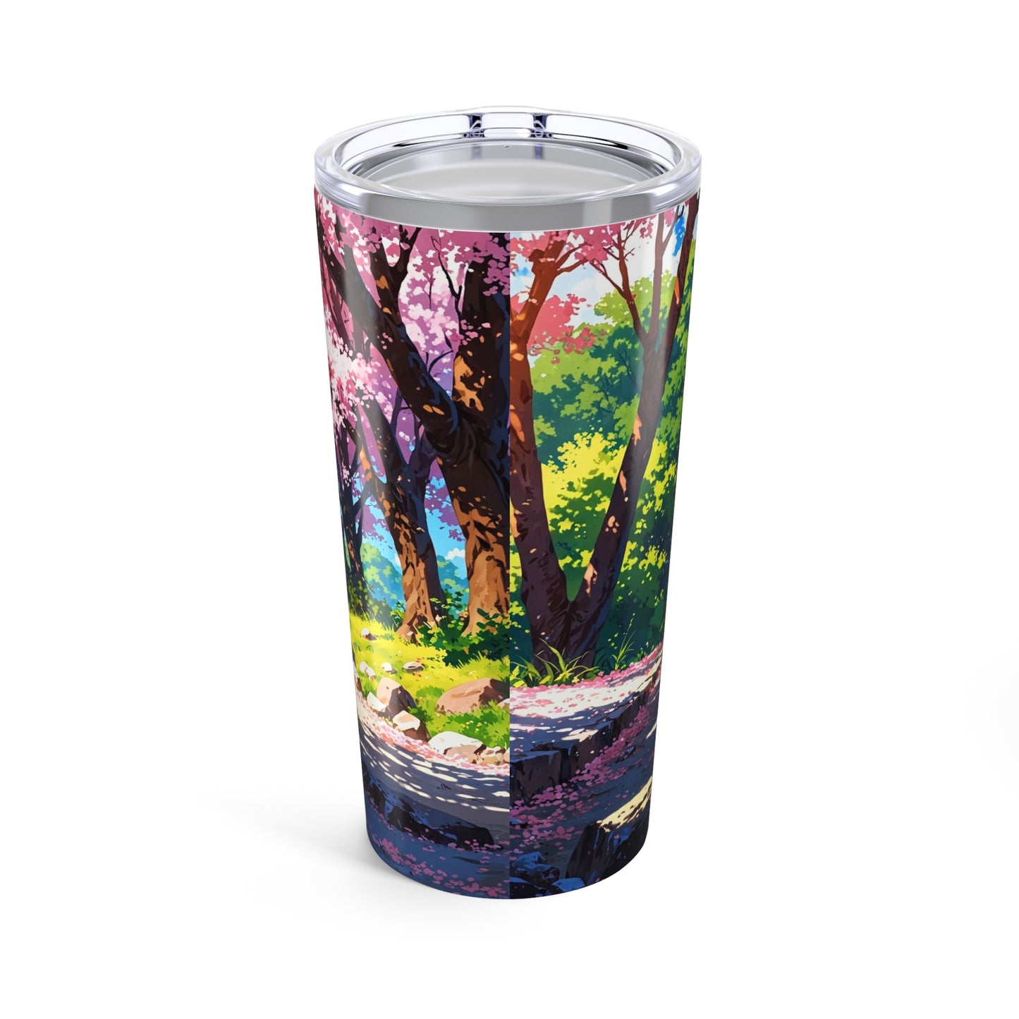 Tumbler 20oz - Cherry Blossom Anime Sakura Landscape
